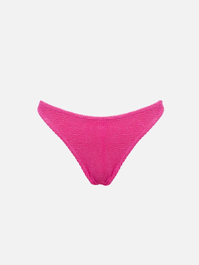 mc2-saint-barth-naomi-slip-bikini-cheeky-in-crinkle-fucsia-fluo image 1