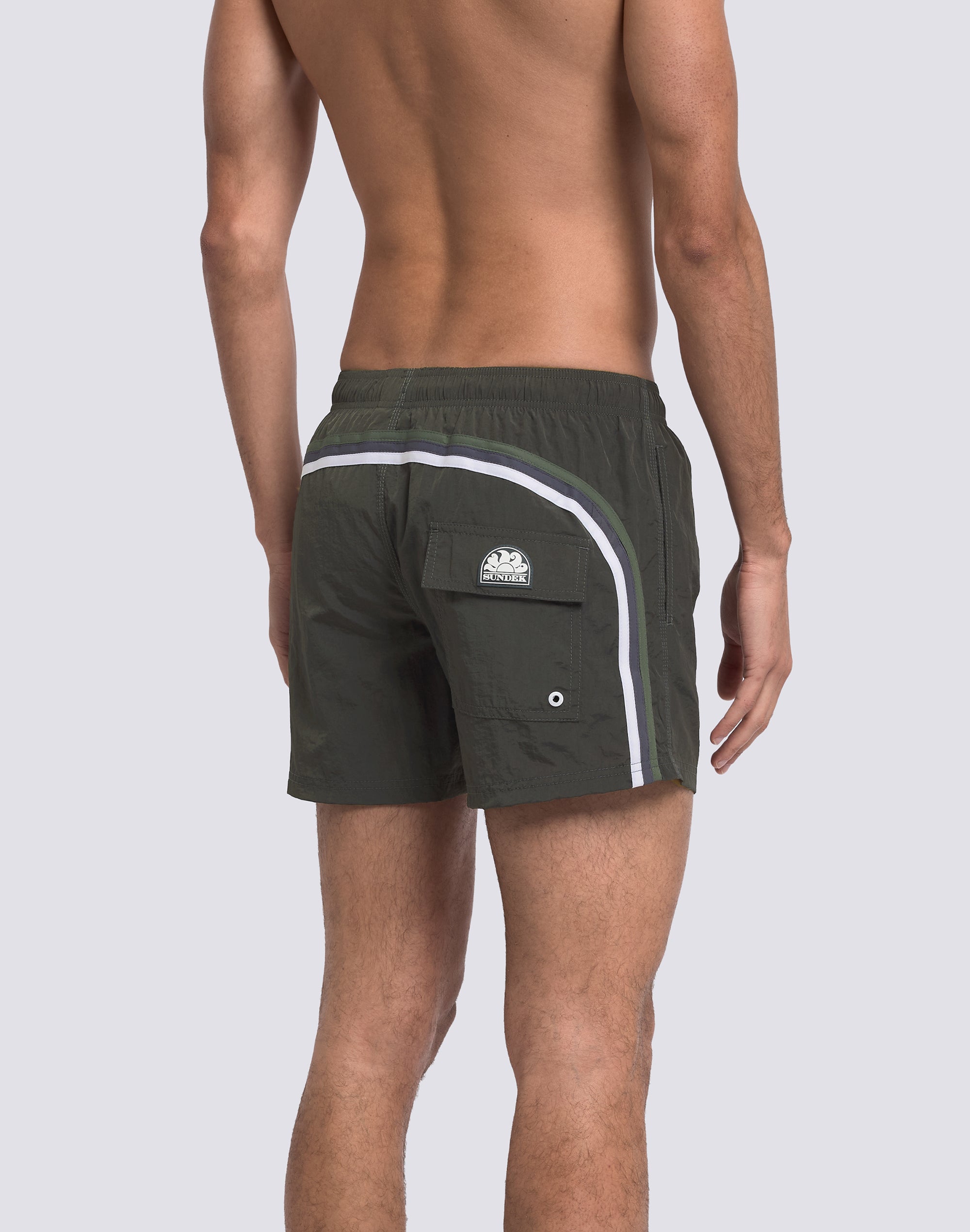 sundek-costume-da-bagno-corto-uomo-crinkled-vita-elasticata image 5