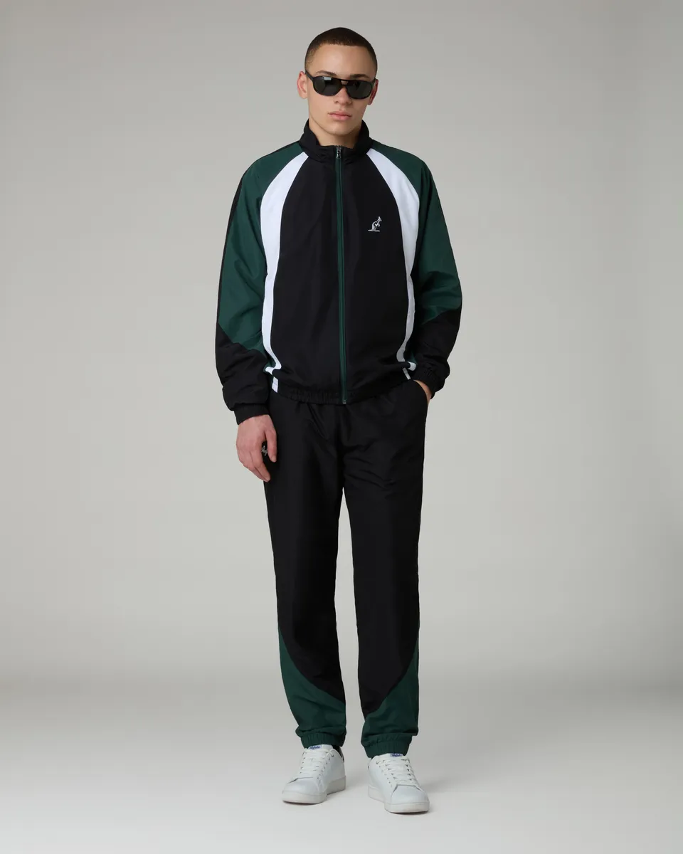 australian-posh-prime-tuta-sportiva-nera-in-tessuto-smash-foderata image 1
