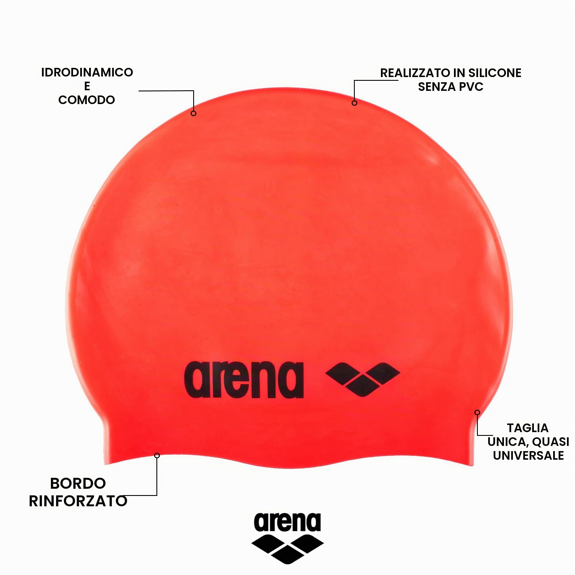 arena-classic-silicone-cuffia-nuoto-in-silicone image 2