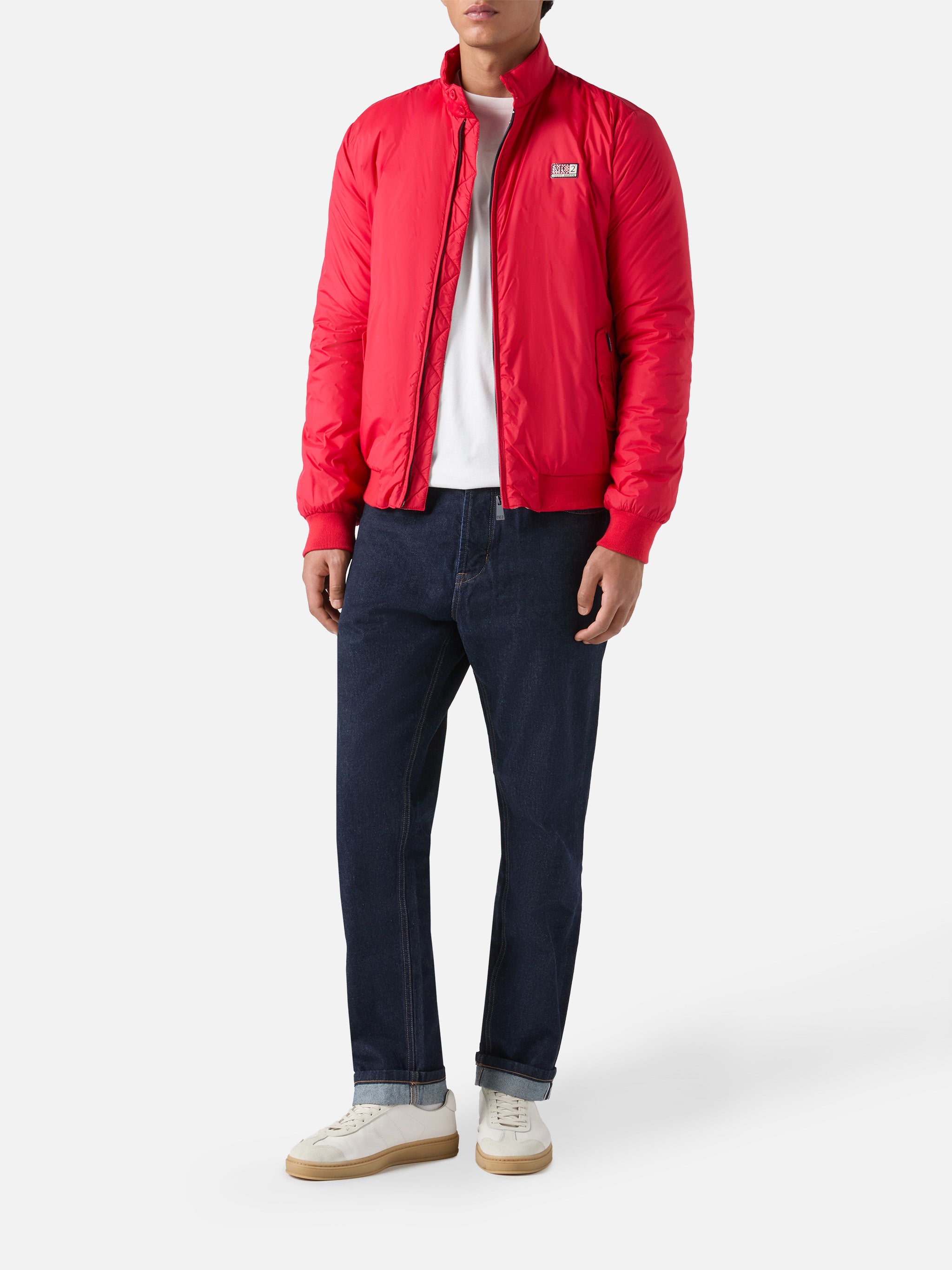 mc2-saint-barth-bomber-leggero-jet-uomo-rosso-royal image 2