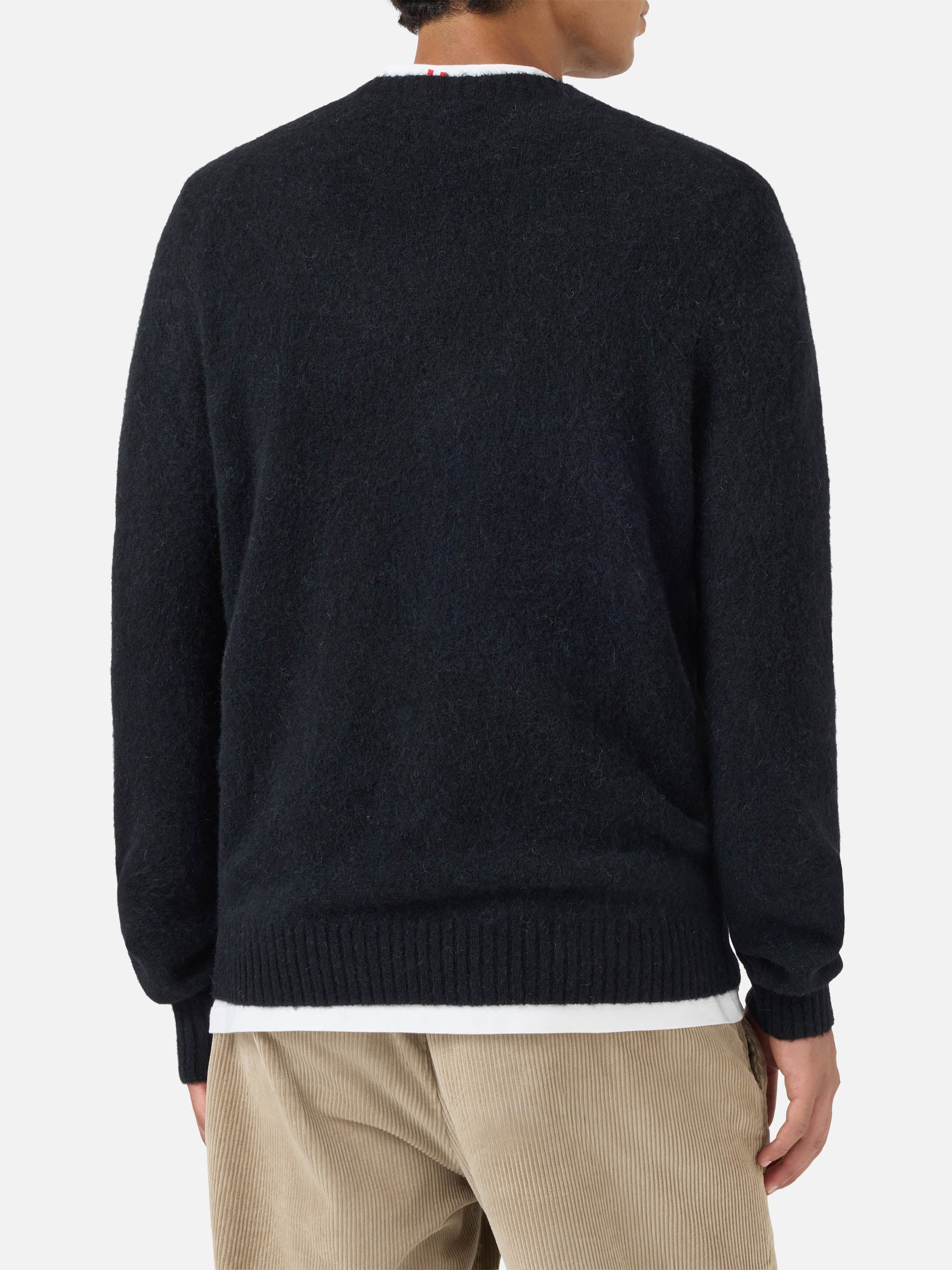 mc2-saint-barth-regent-maglione-girocollo-uomo-in-alpaca-stretch-nero image 3