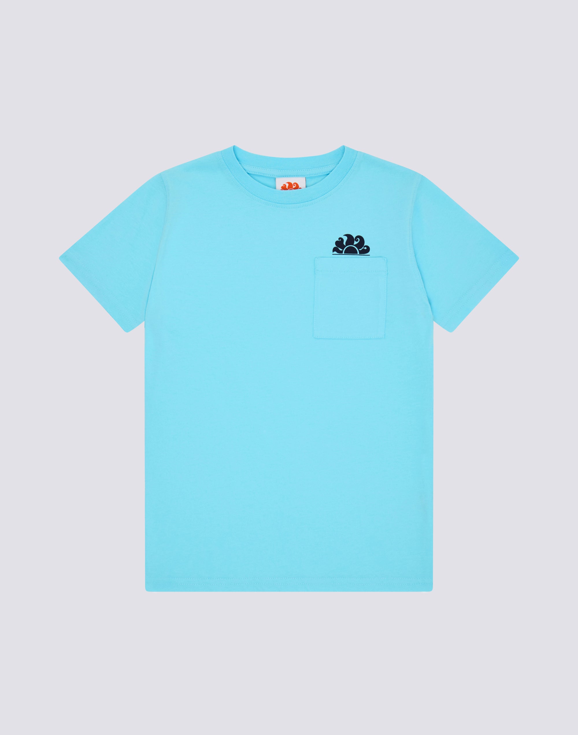 sundek-t-shirt-bambino-a-manica-corta-con-tasca-e-logo image 1