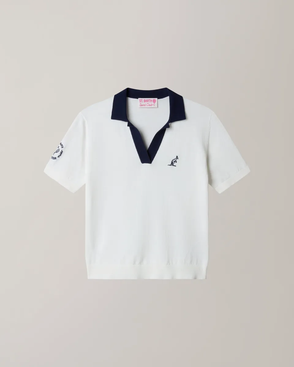 australian-polo-evonne-bianca-cotone-st-barth image 1