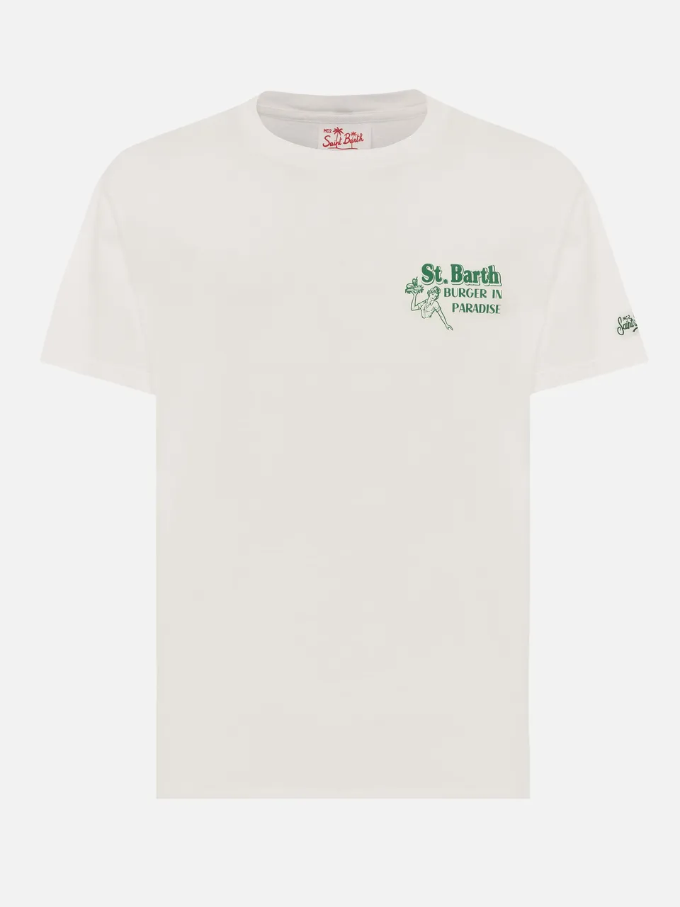 mc2-saint-barth-man-t-shirt-uomo-stampa-burger-paradise-panna image 1