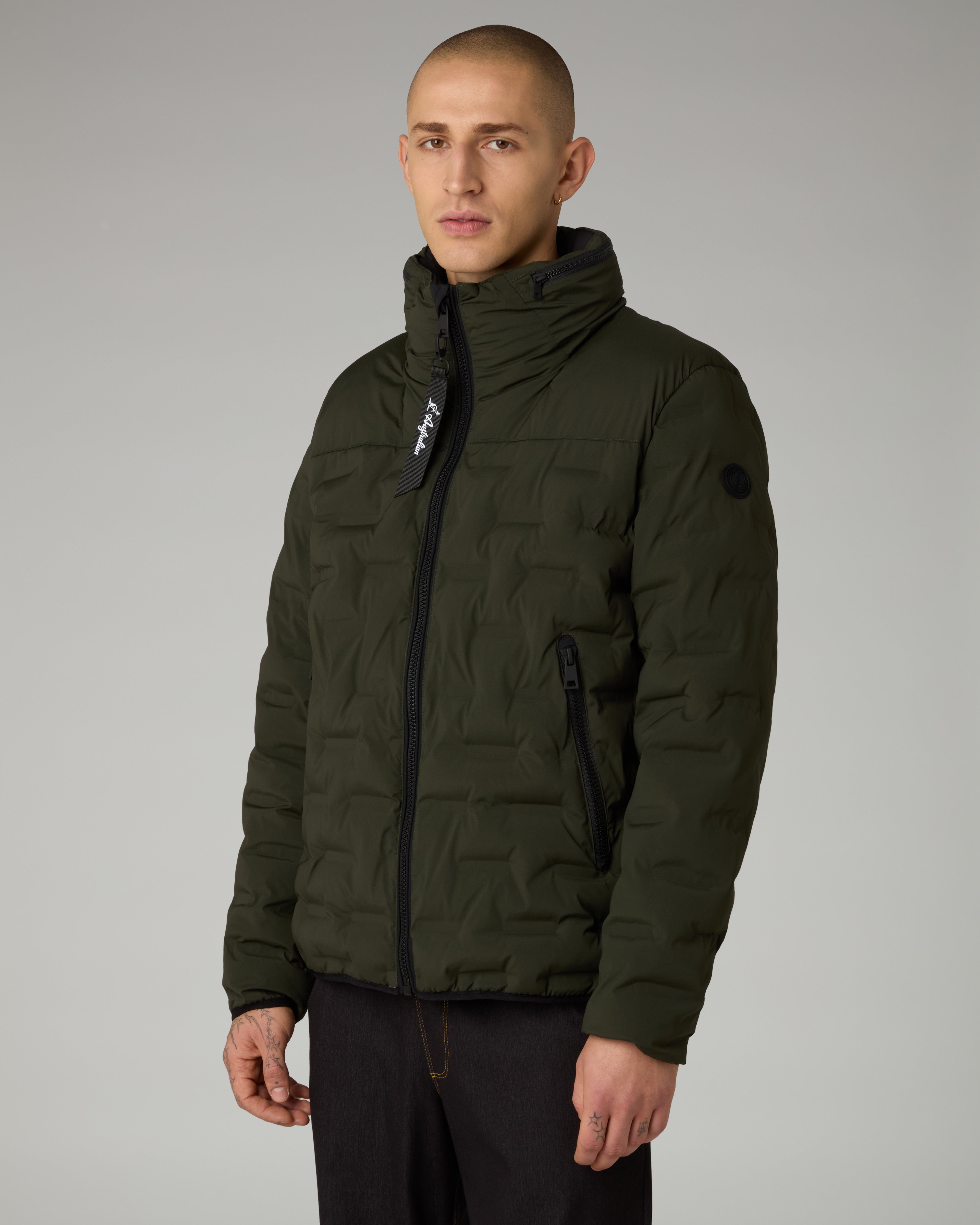 australian-3-d-jacket-giubbotto-trapuntato-deep-army image 1