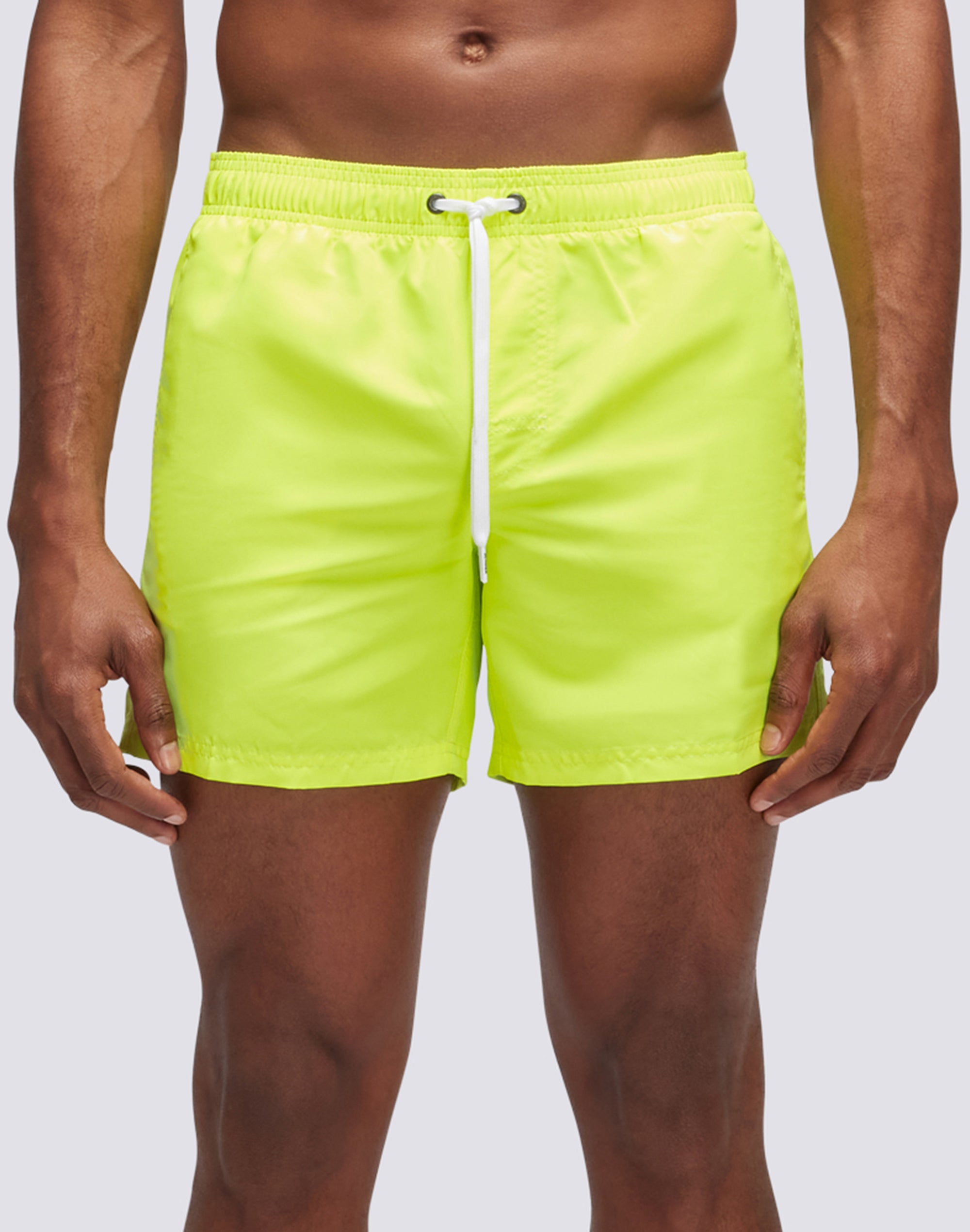 sundek-costume-da-bagno-uomo-giallo-fluo-pantaloncino-in-poly-taffeta image 2