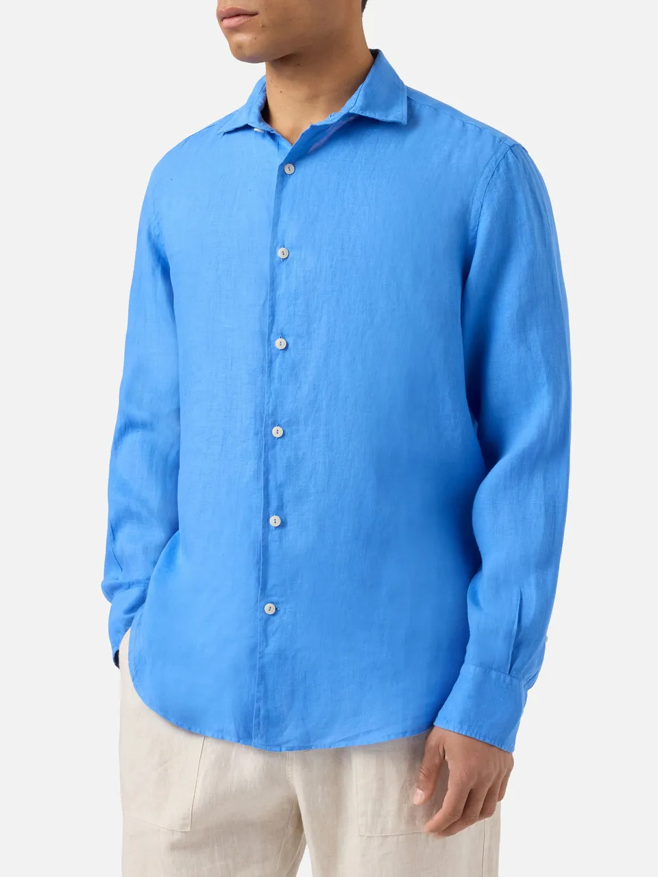 mc2-saint-barth-camicia-pamplona-in-lino-blu-tinta-unita image 1