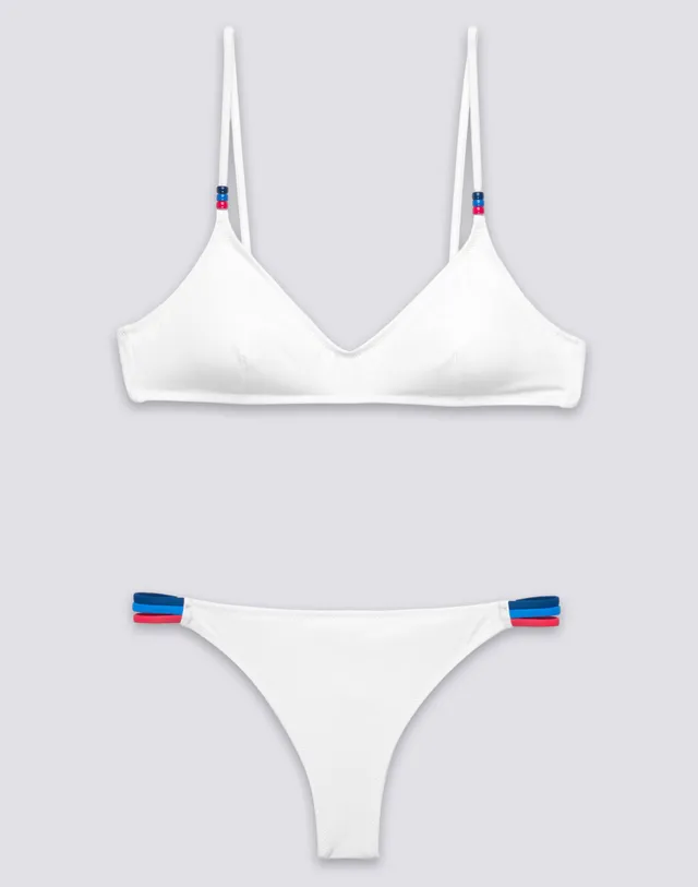 sundek-bikini-top-bralette-e-slip-brasiliana-con-perline image 1