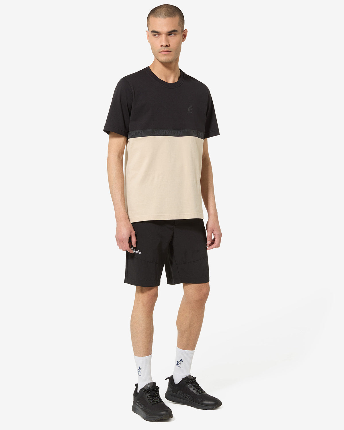 australian-city-short-pantaloncino-sportswear-slam-bi-elastico-nero image 2