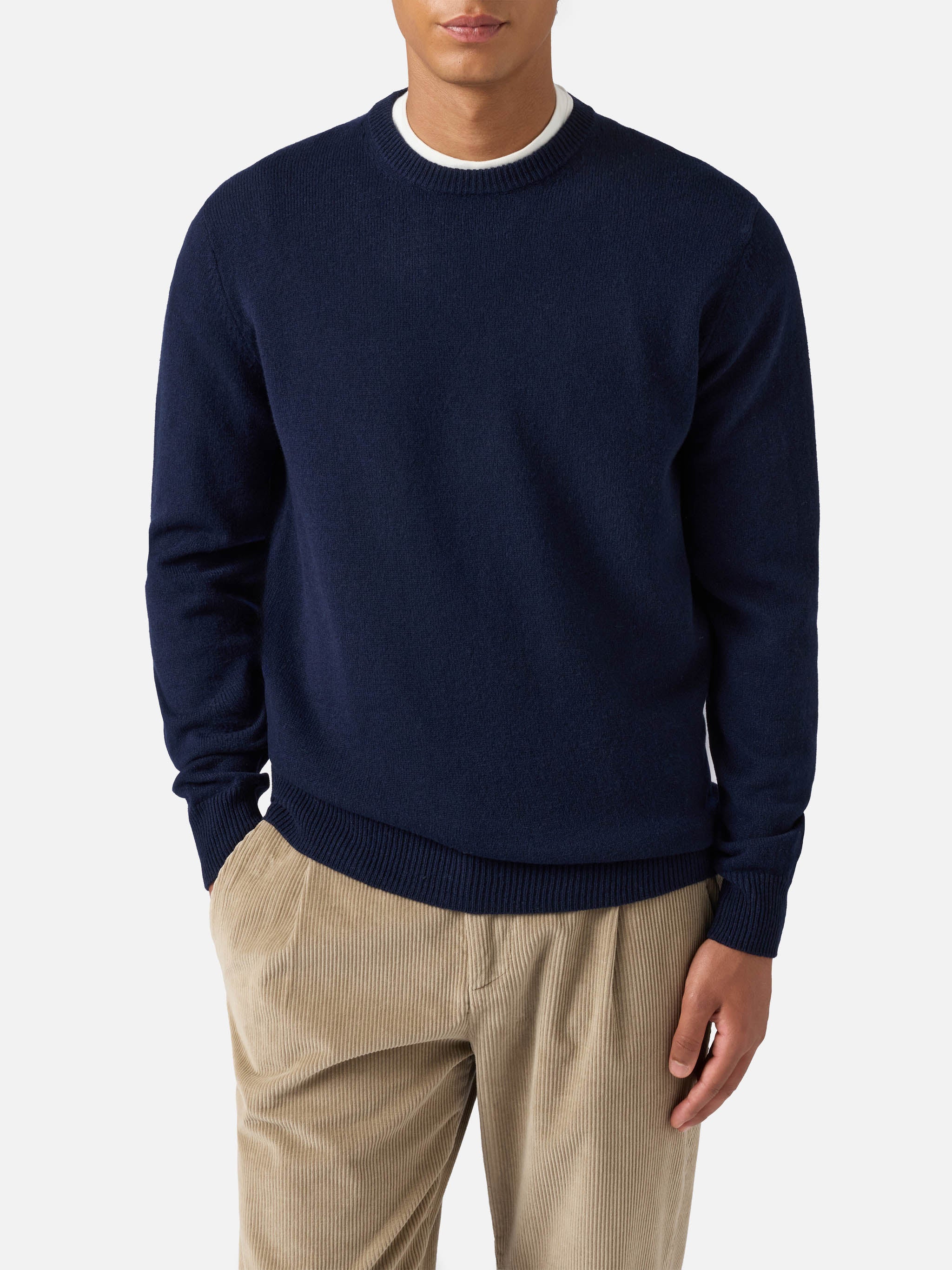 mc2-saint-barth-regent-maglione-girocollo-in-100-lambswool-blu-notte image 1