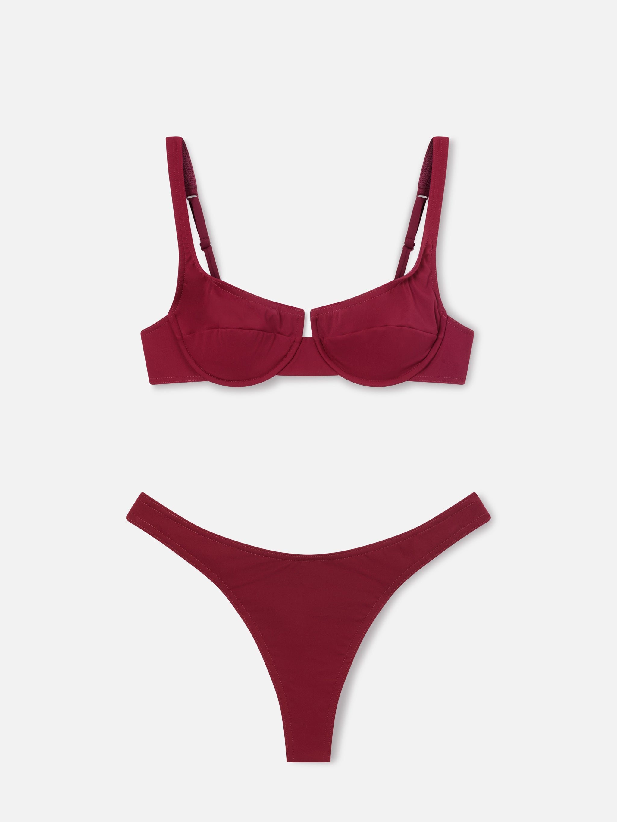 mc2-saint-barth-amira-naomi-bikini-balconette-bordeaux-slip-brasiliano image 1