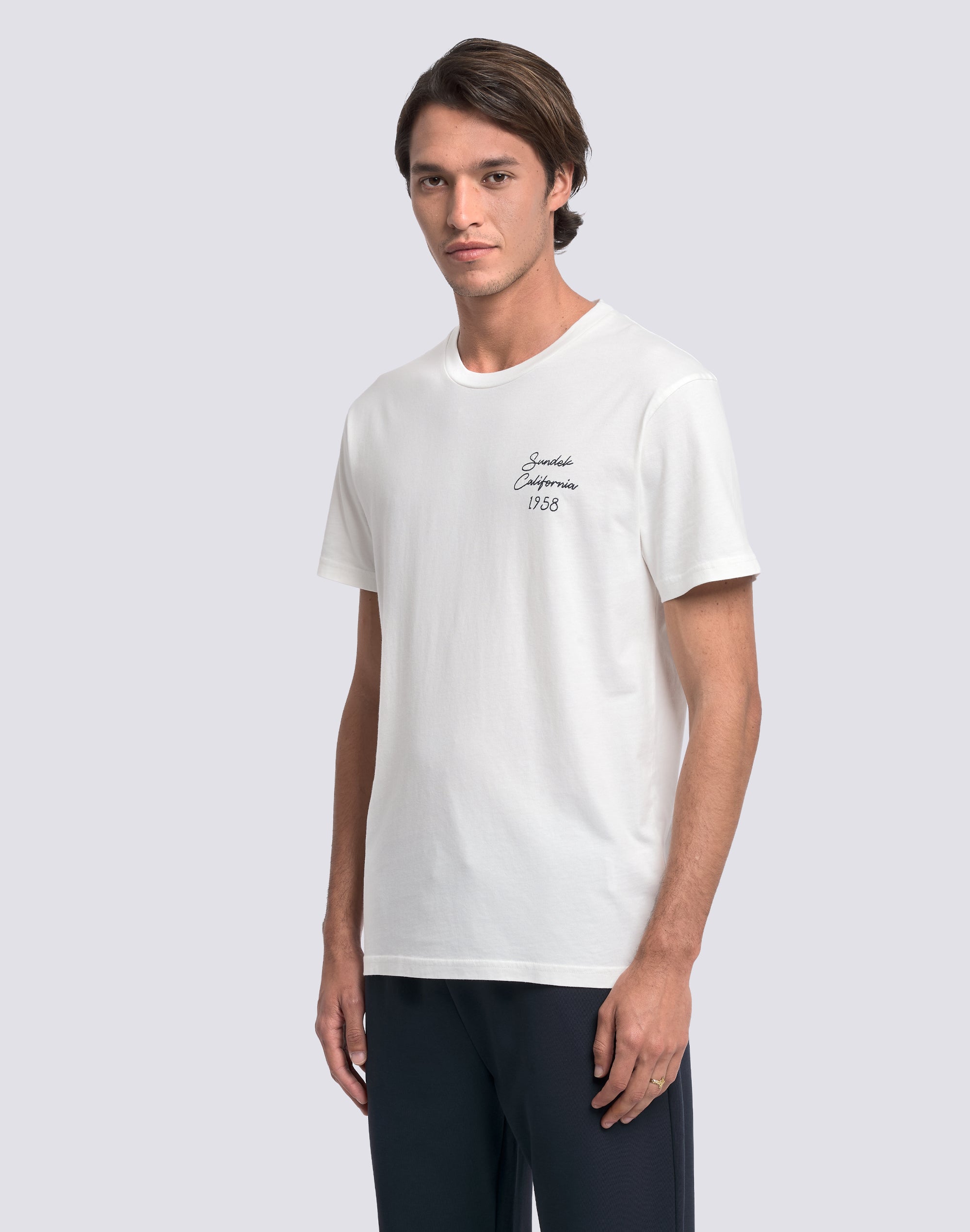 sundek-t-shirt-uomo-girocollo-california-1958-con-ricamo image 4