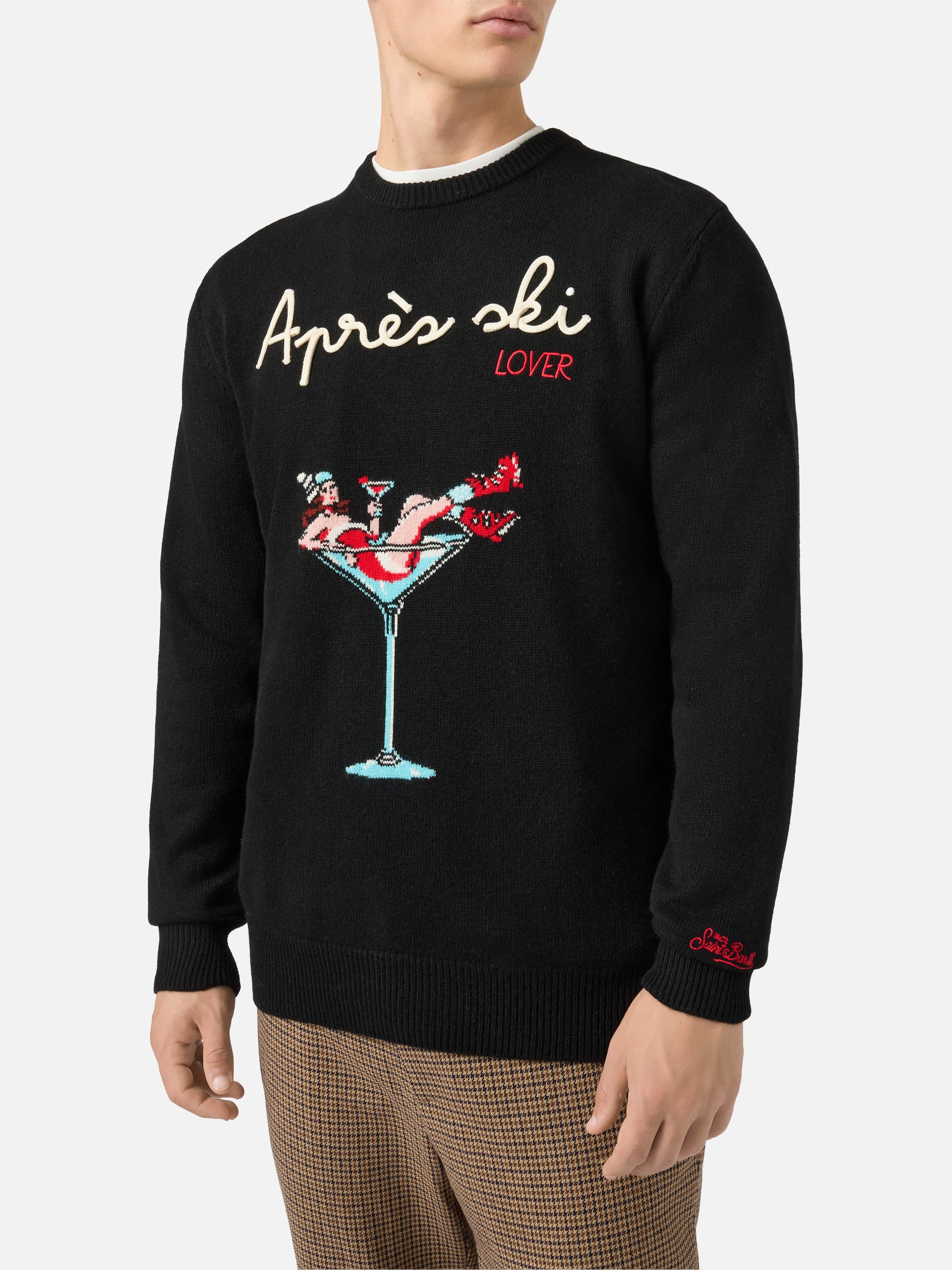 mc2-saint-barth-maglione-heron-misto-cashmere-nero-apres-ski-lover-uomo image 1