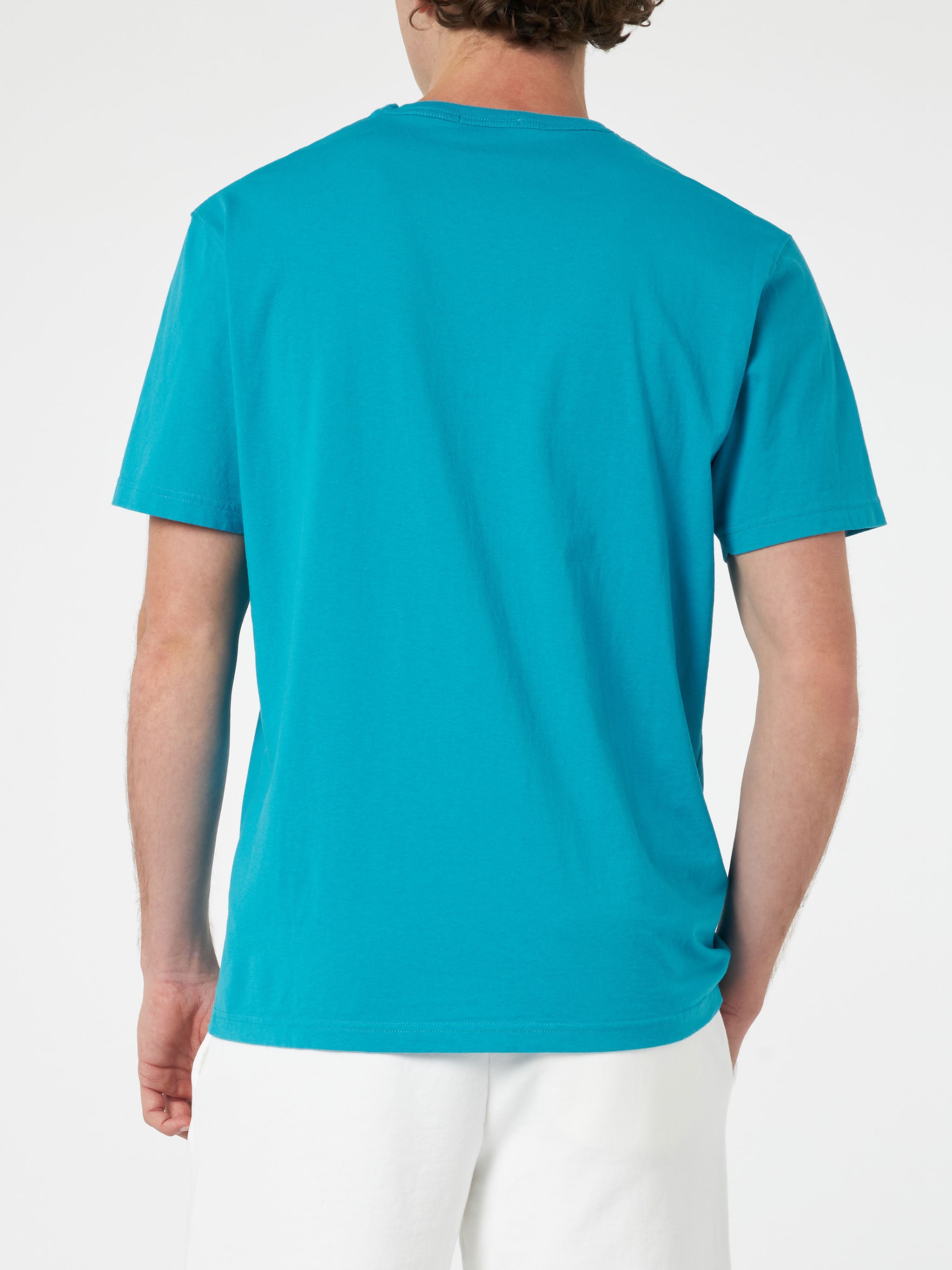 mc2-saint-barth-t-shirt-dover-uomo-cotone-verde-petrolio image 4