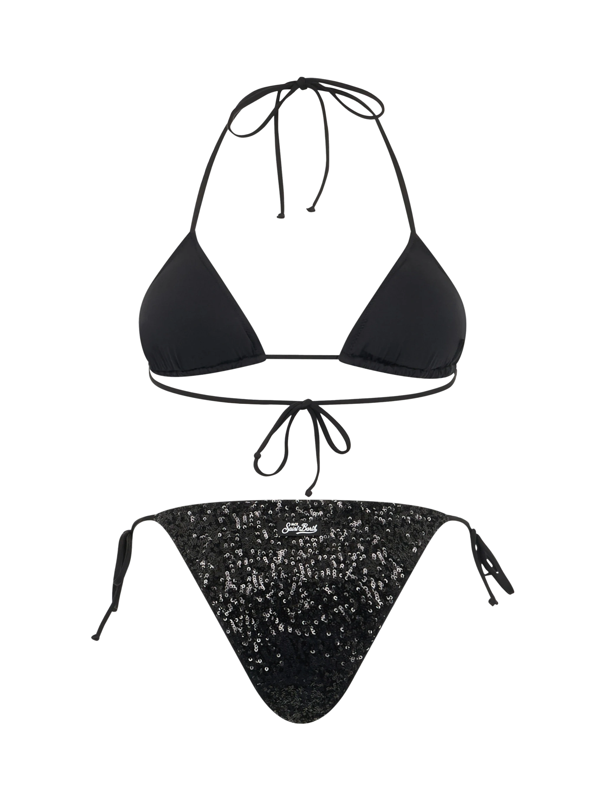 mc2-saint-barth-leah-marielle-bikini-donna-triangolo-nero-con-paillettes image 3