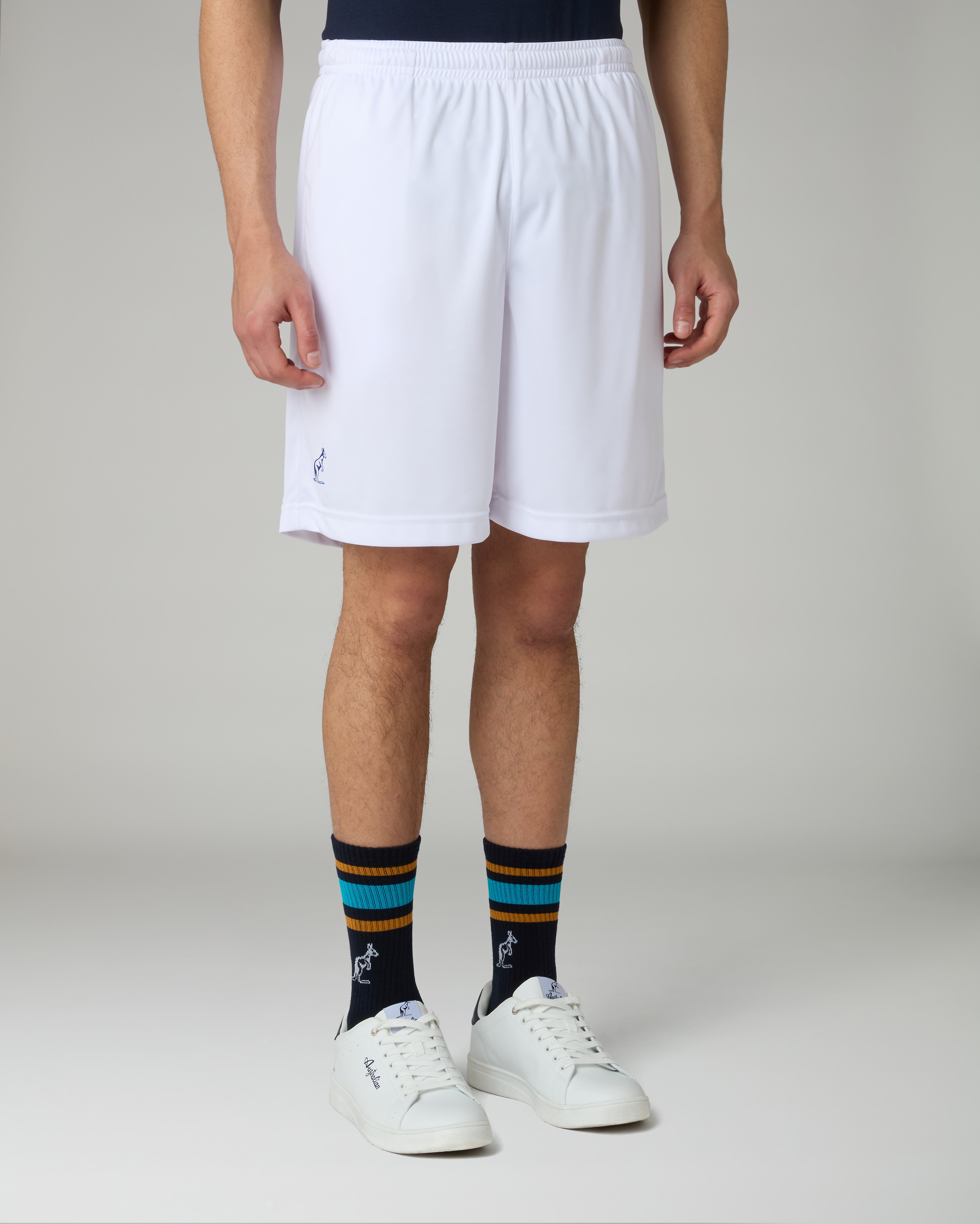 australian-ace-short-short-tennis-uomo-bianco-made-in-italy image 1