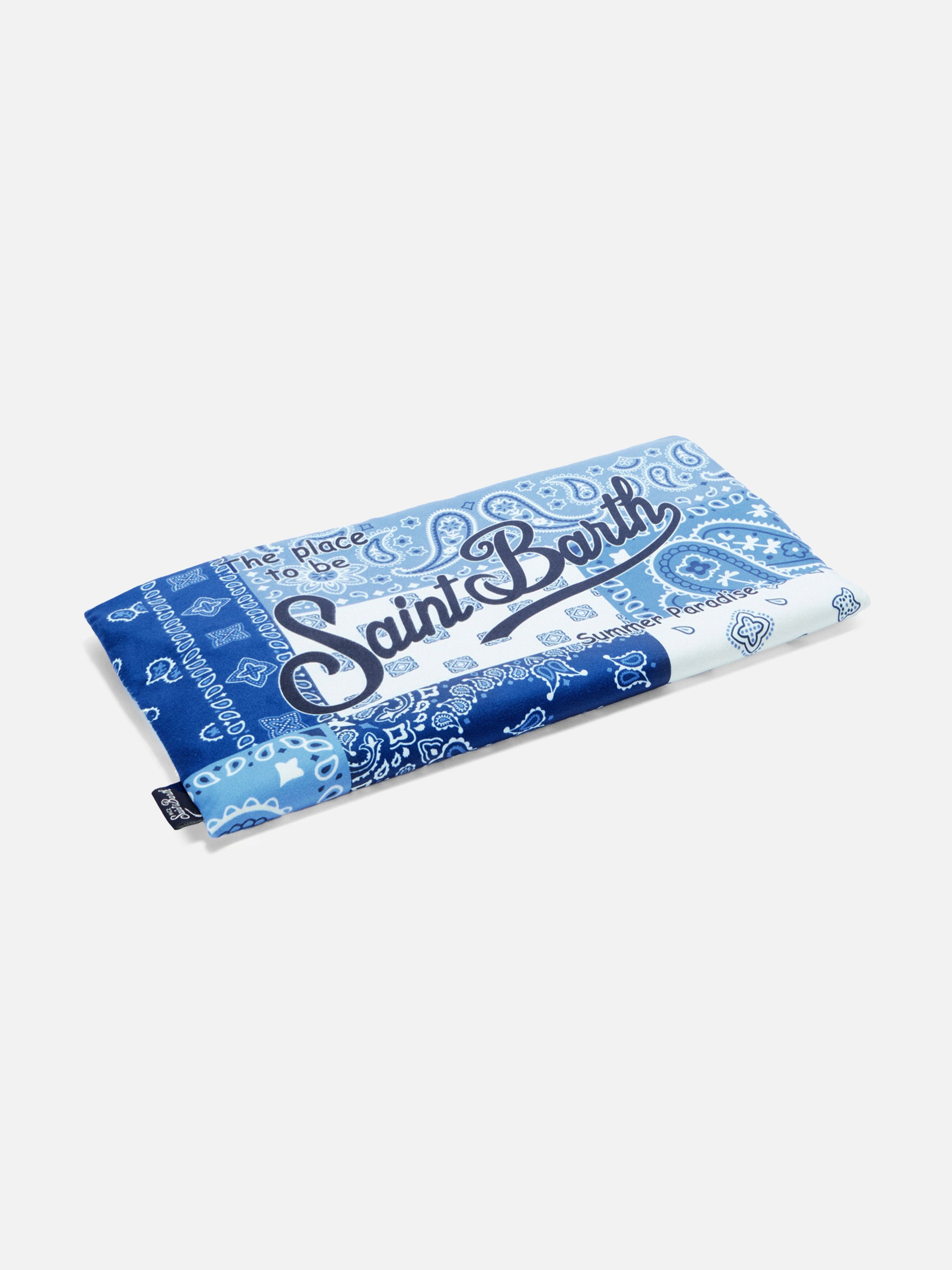 mc2-saint-barth-aidan-telo-mare-in-microfibra-blu-con-stampa-foulard image 3