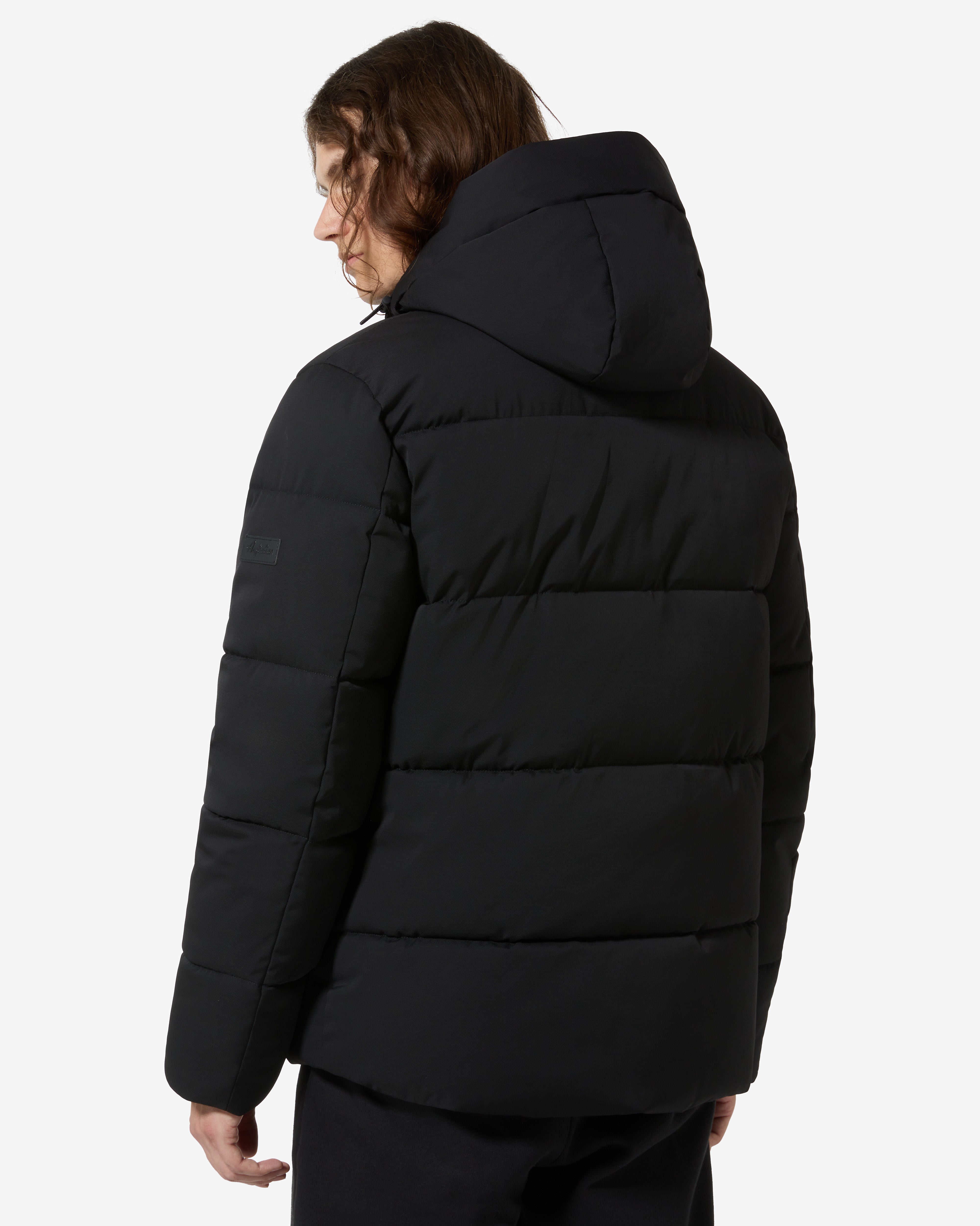 australian-jaquard-urban-jacket-giubbotto-urban-nero-con-cappuccio image 2