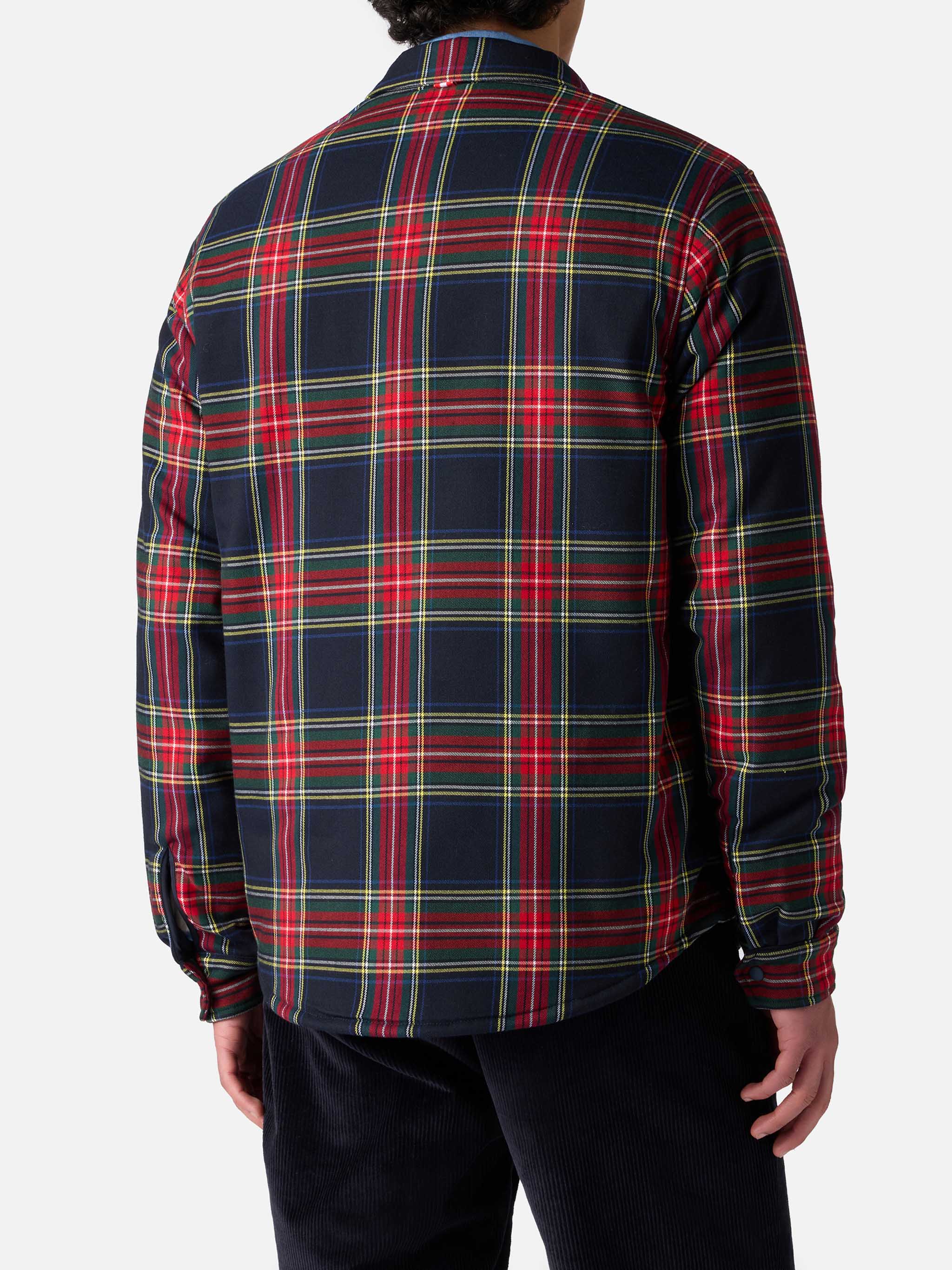 mc2-saint-barth-camicia-over-uomo-tartan-imbottita-st-barth-bob-club image 4