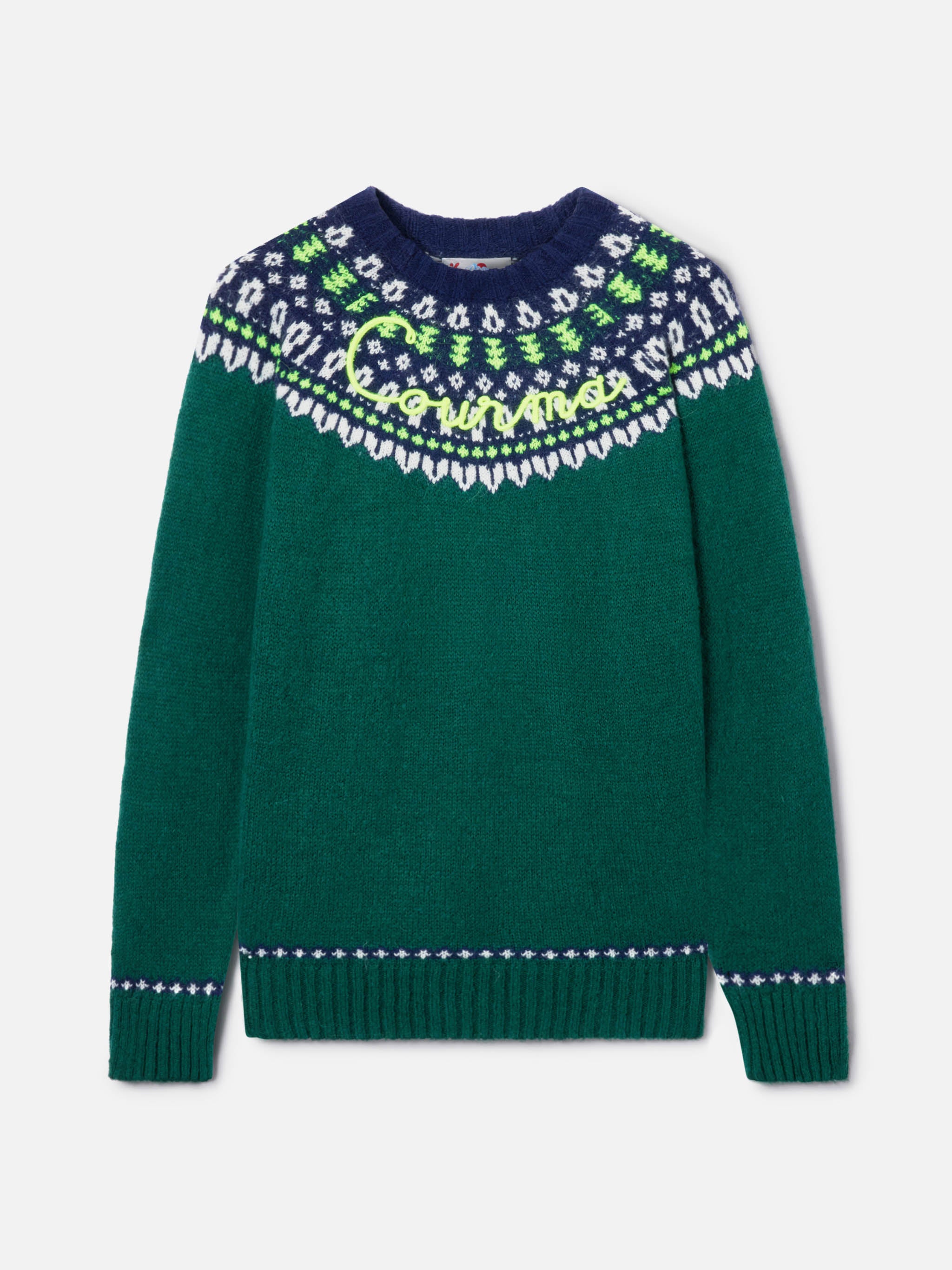 mc2-saint-barth-maglione-heron-nordic-soft-jacquard-fair-isle-verde-foresta-uomo image 1