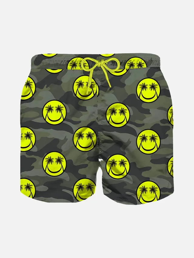 mc2-saint-barth-costume-da-bagno-bambino-swimshort-smiley-mimetico-grigio image 1