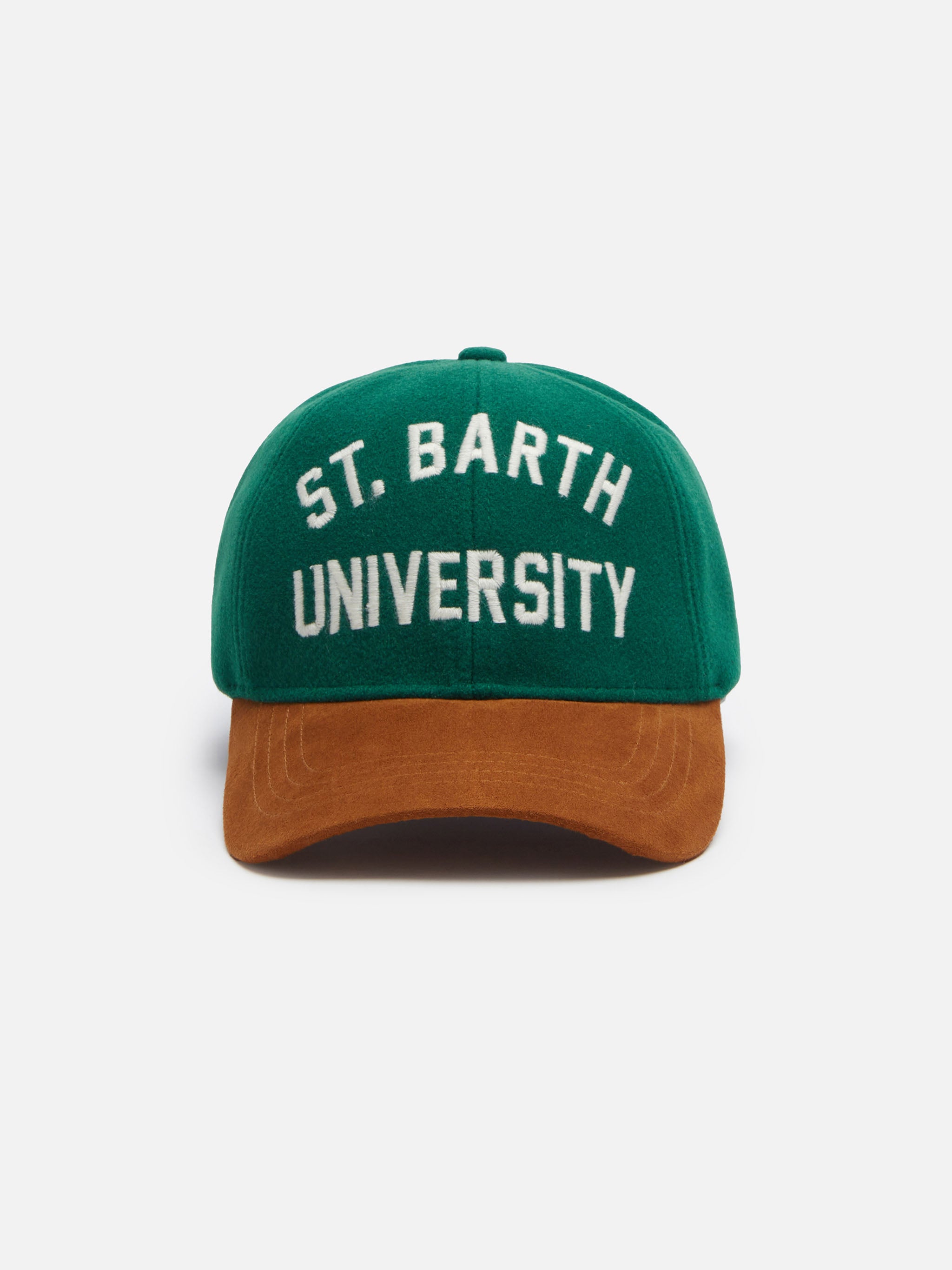 mc2-saint-barth-basb001-cappellino-da-baseball-in-feltro-verde-st-barth-universi image 1