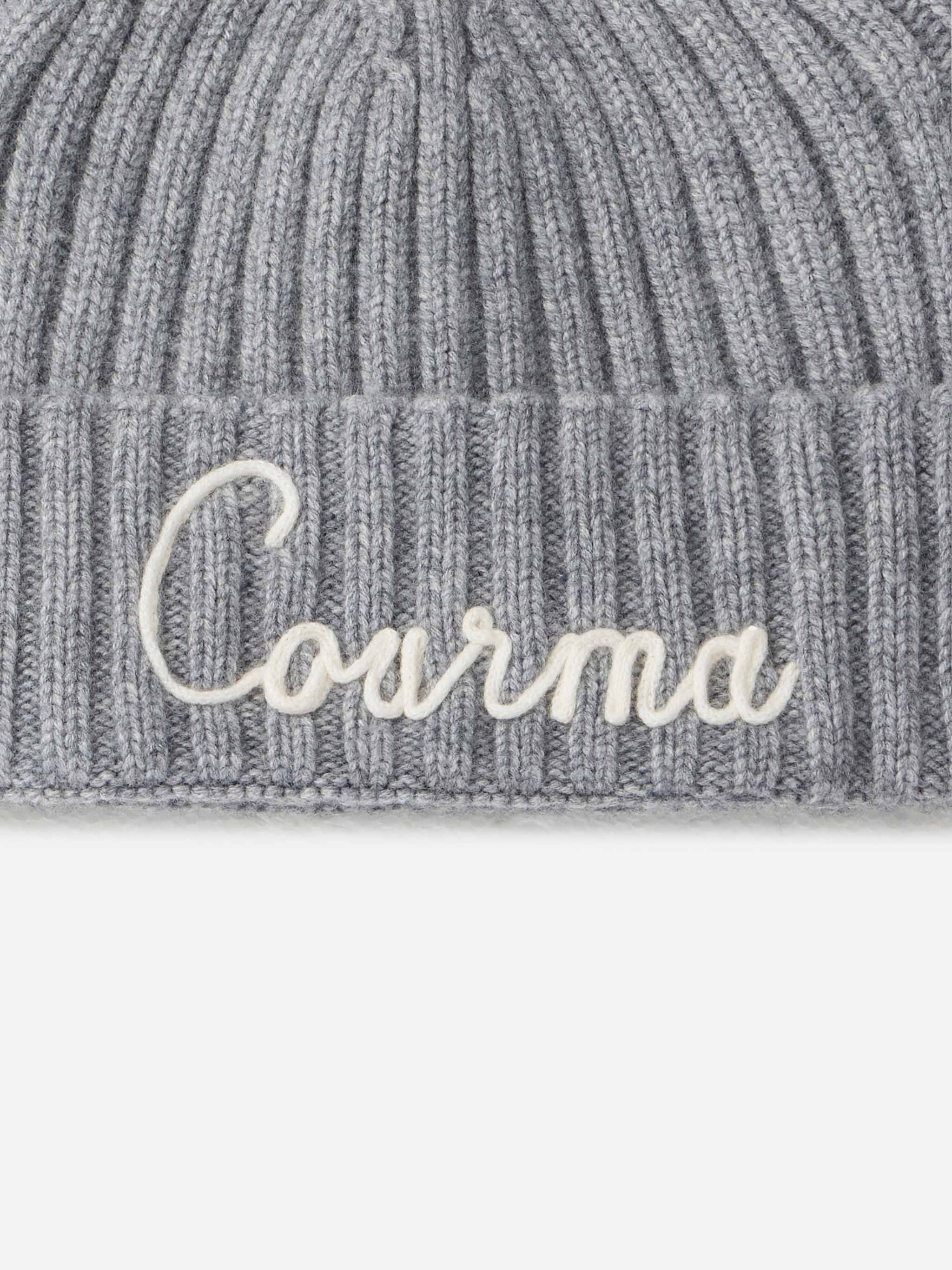 mc2-saint-barth-cappello-wengen-grigio-a-coste-con-ricamo-courma image 2