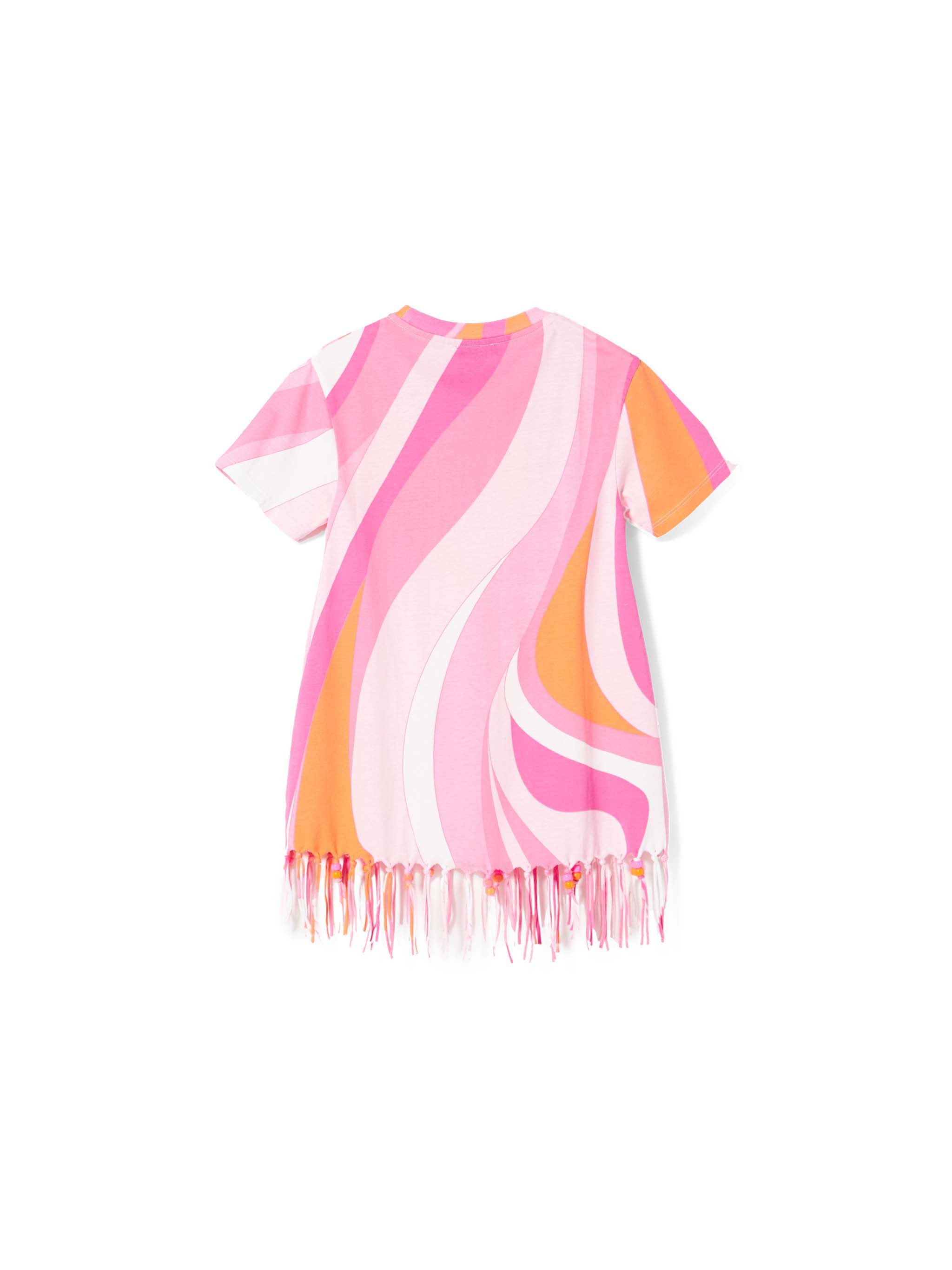mc2-saint-barth-abito-da-bambina-in-cotone-con-frange-e-charms image 3