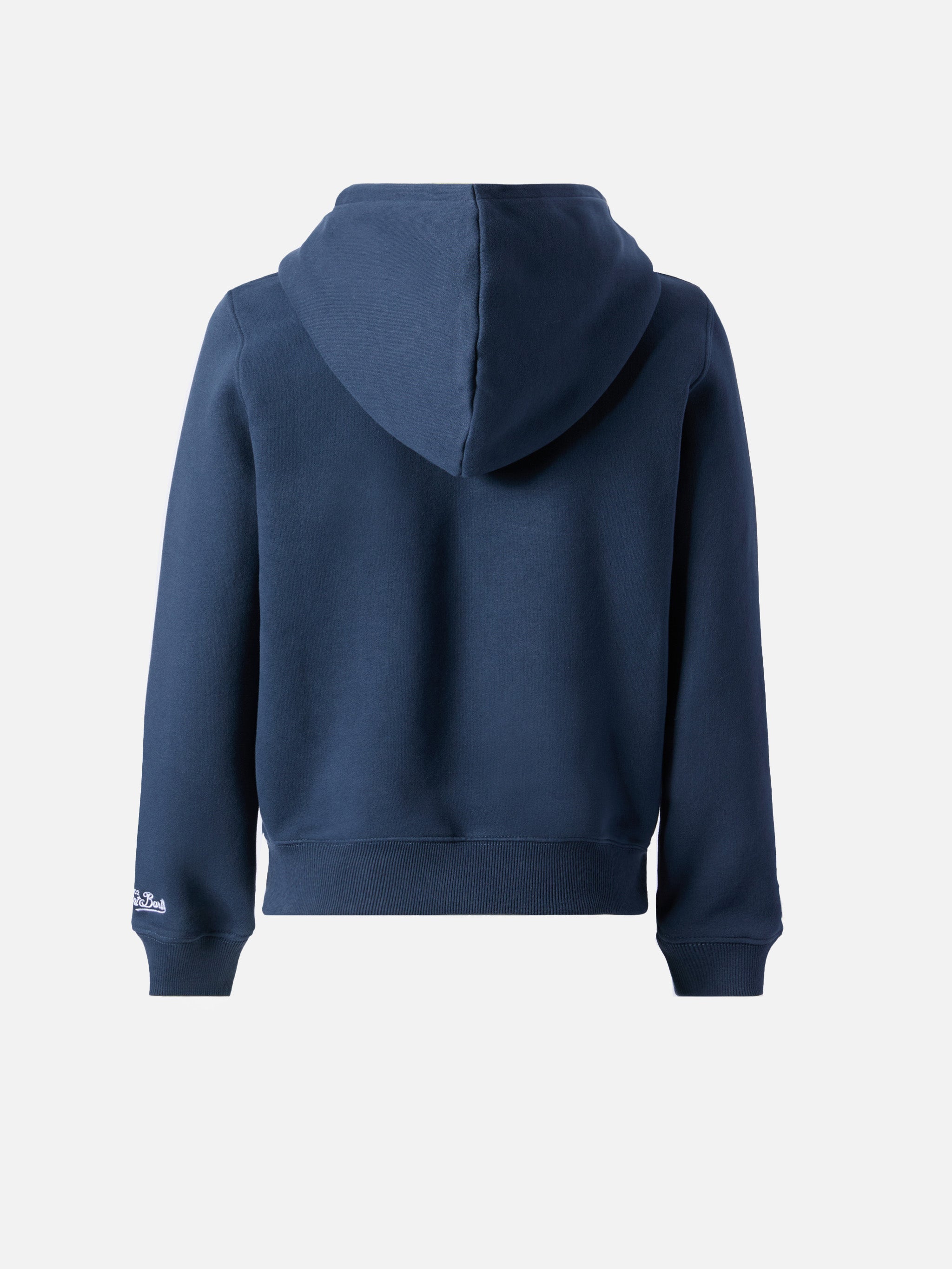 mc2-saint-barth-felpa-toronto-bambino-blu-navy-con-cappuccio-e-stampa-snoopy-pea image 3
