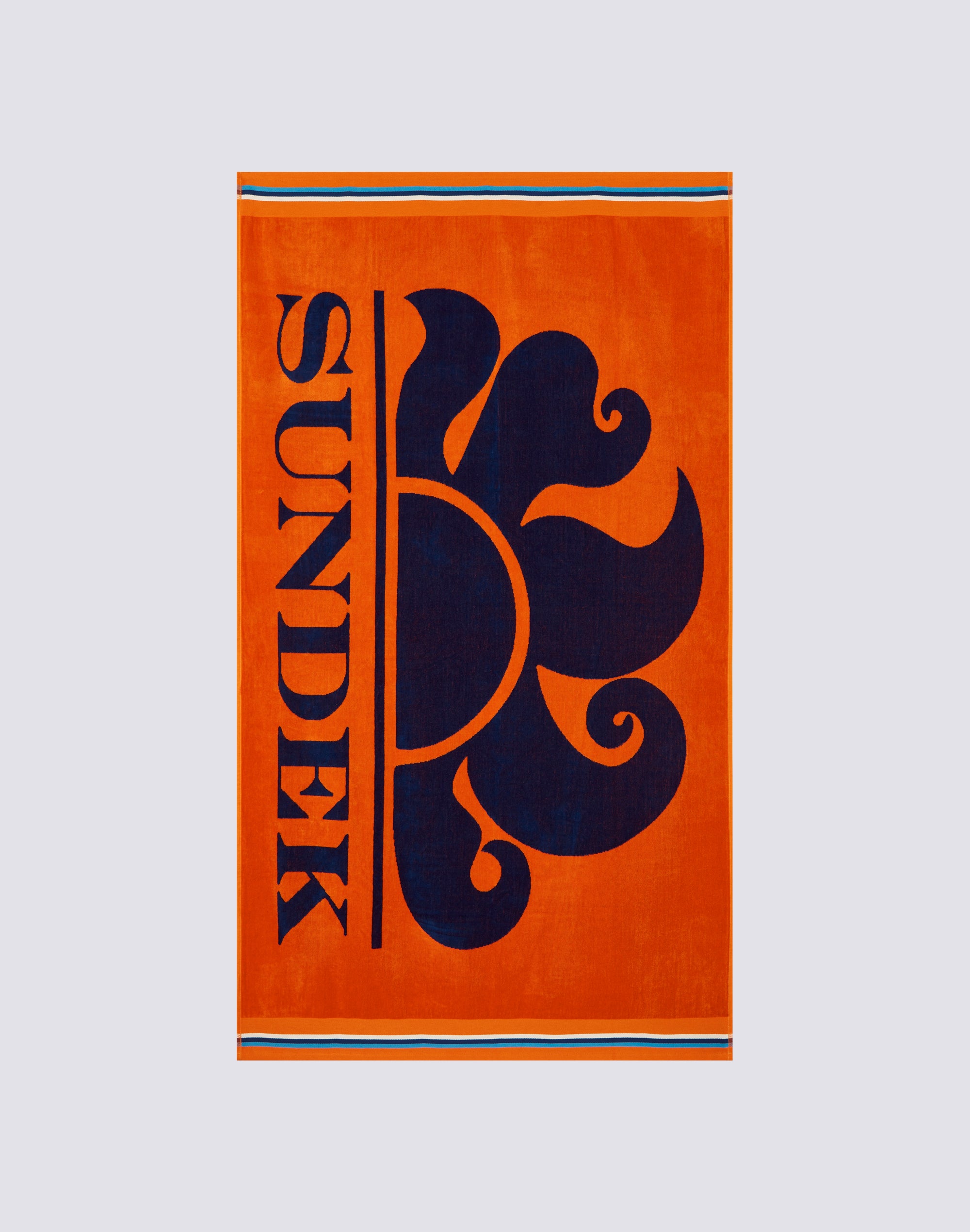 sundek-telo-mare-new-classic-jacquard-con-logo-100x180-cm image 1