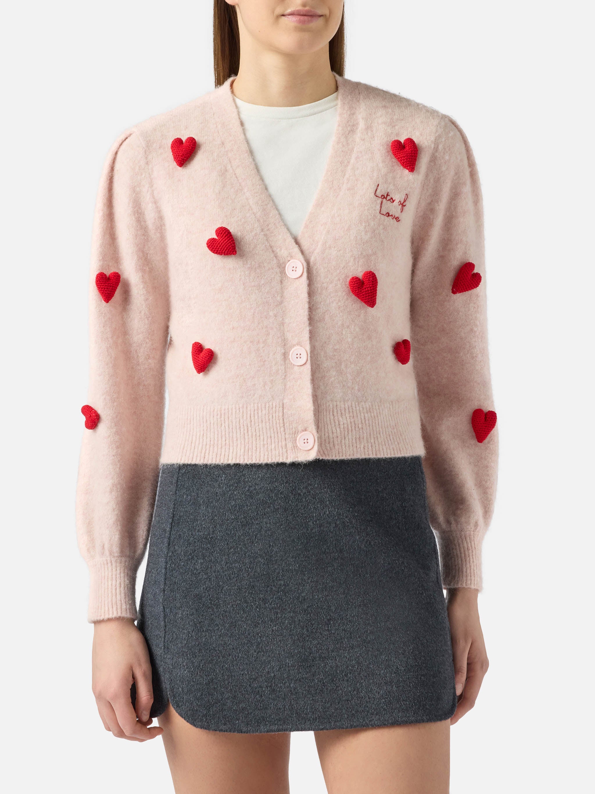 mc2-saint-barth-cardigan-lyza-soft-crop-con-cuori-crochet-rosa image 1