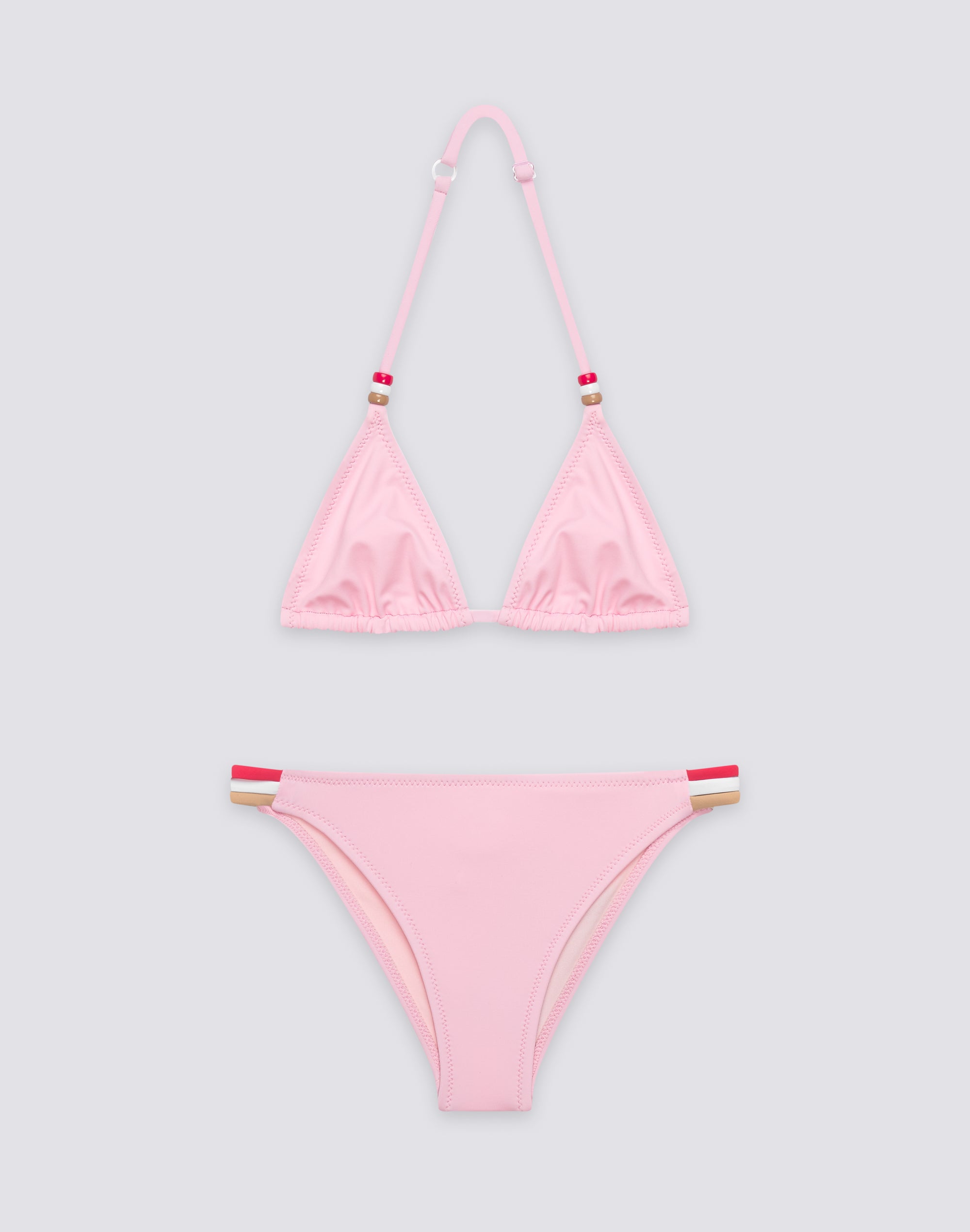 sundek-gb00knl30rb-bikini-bambina-mini-jennifer-triangolo-con-perline image 1
