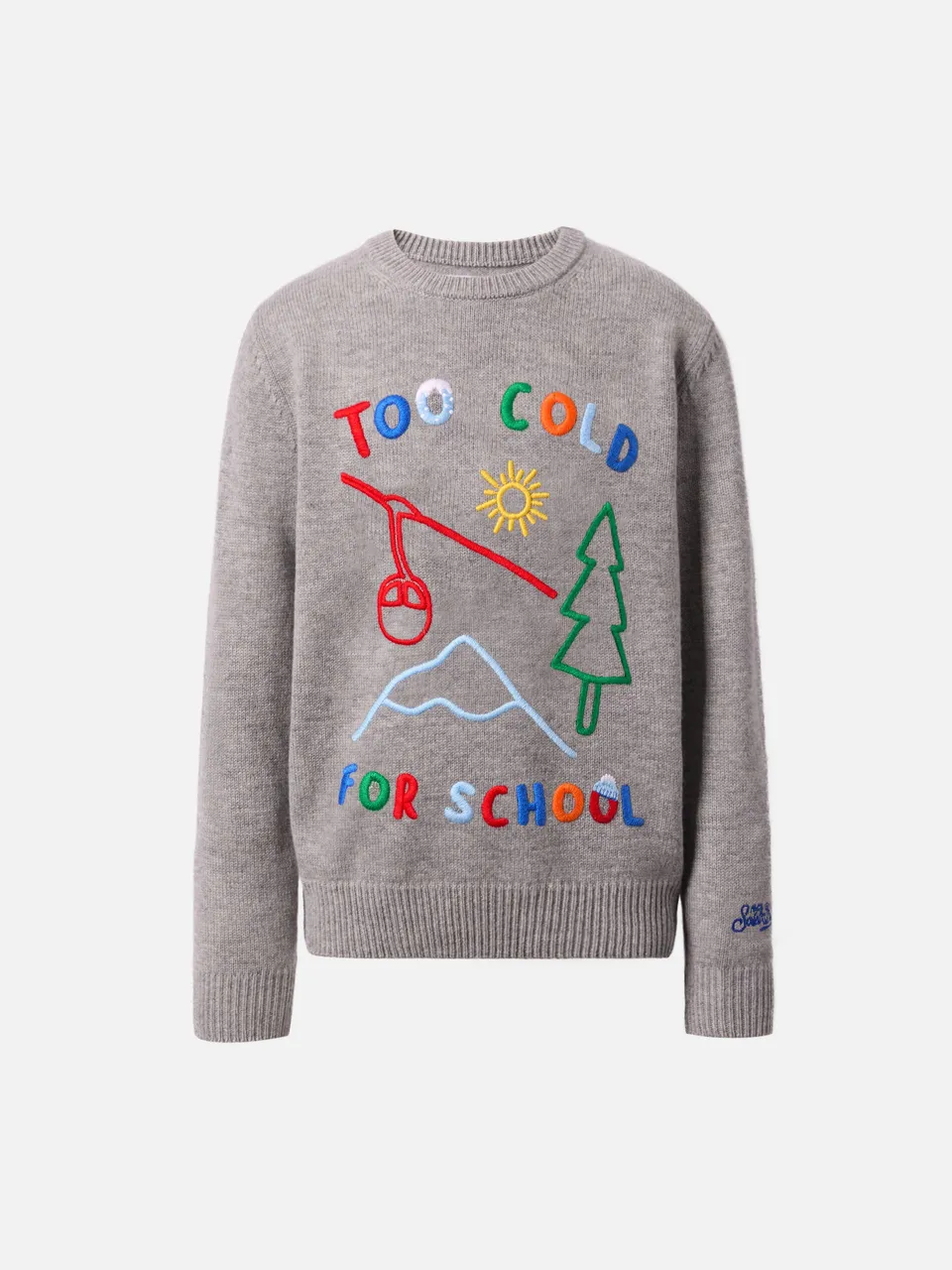 mc2-saint-barth-douglas-dou0001-maglione-bambino-grigio-misto-cashmere-too-cold- image 1