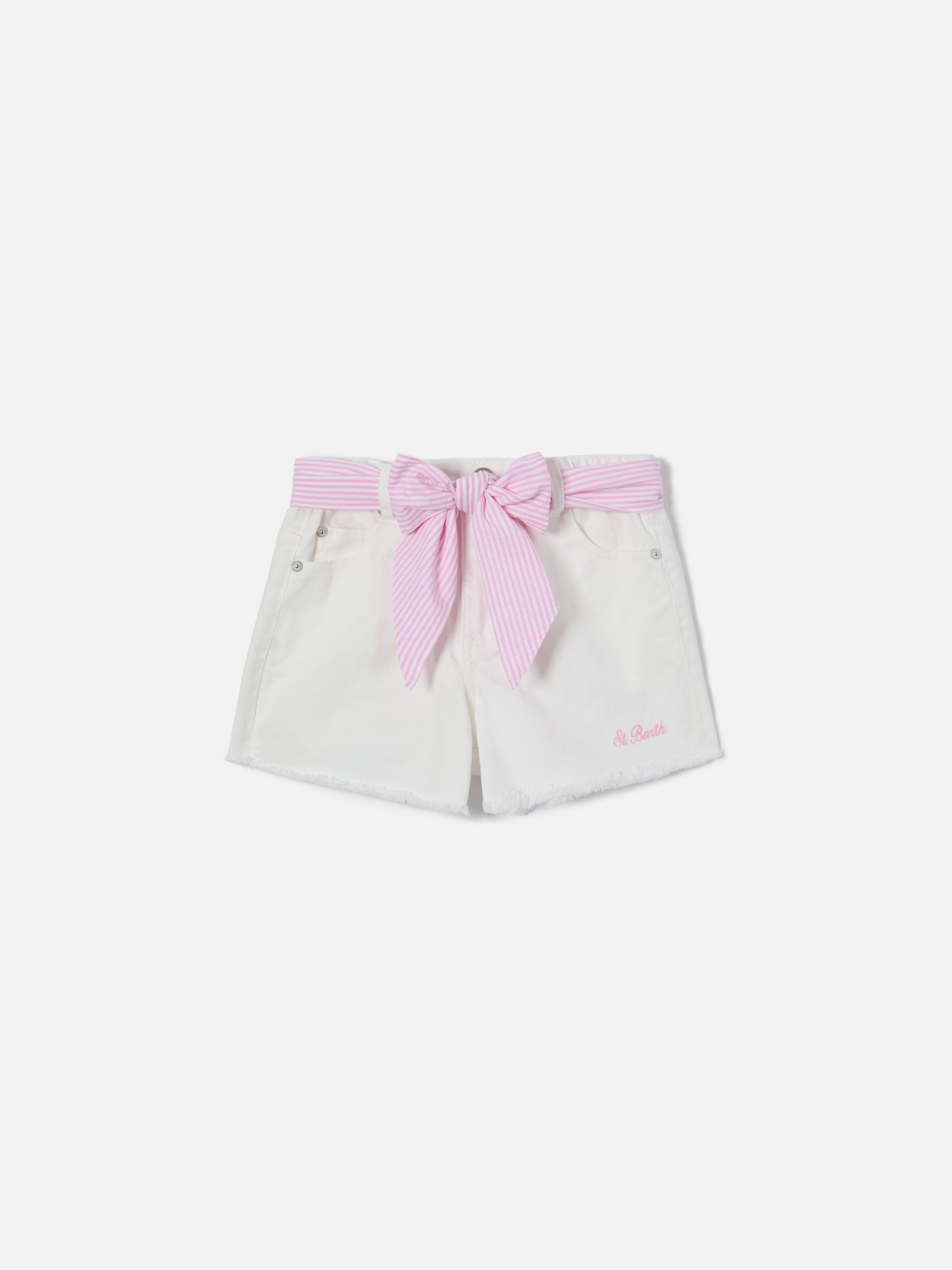 mc2-saint-barth-kiko-jr-short-bambina-denim-bianco-seersucker image 1