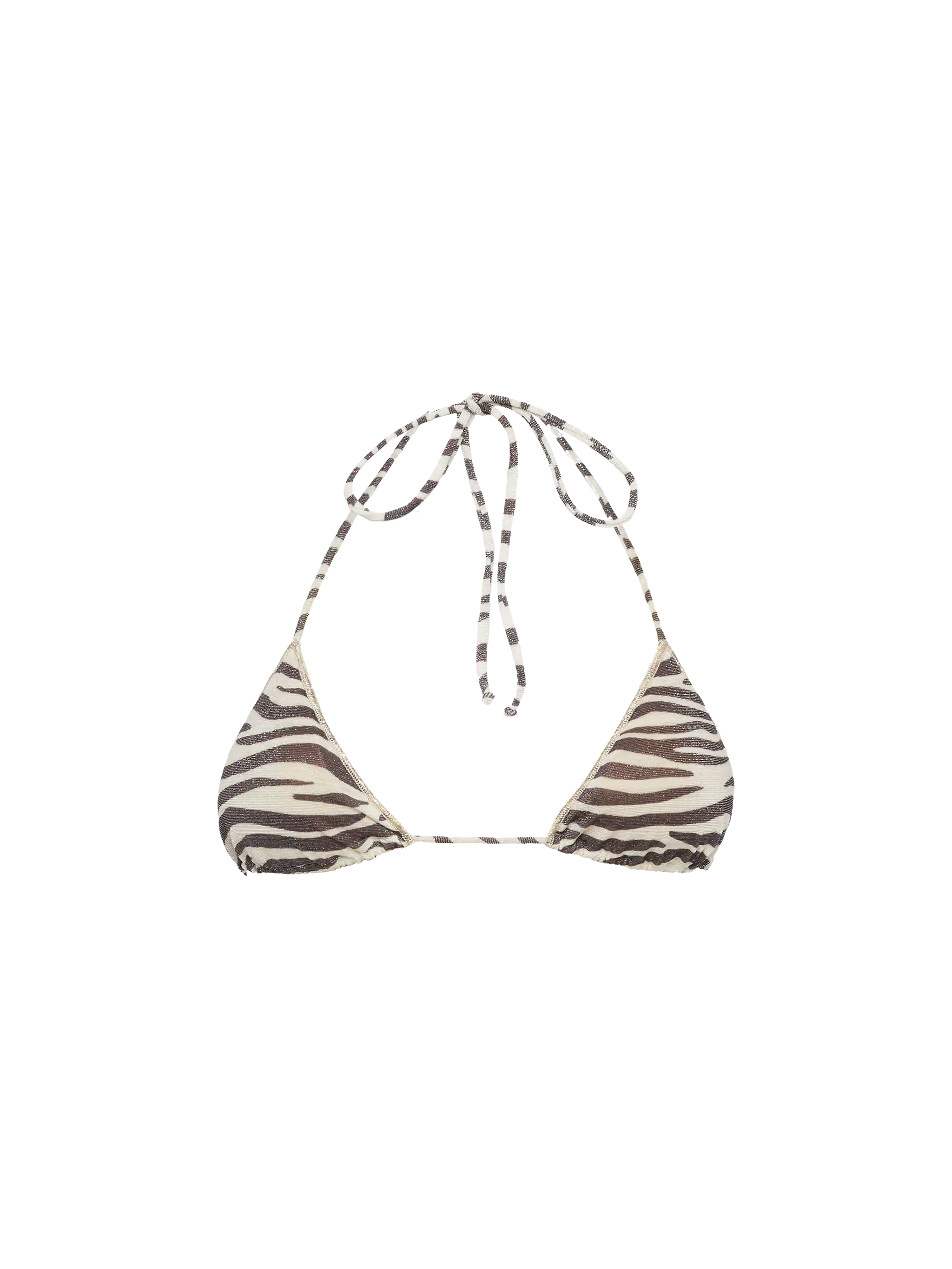mc2-saint-barth-top-bikini-leah-donna-triangolo-zebrato-lurex image 1