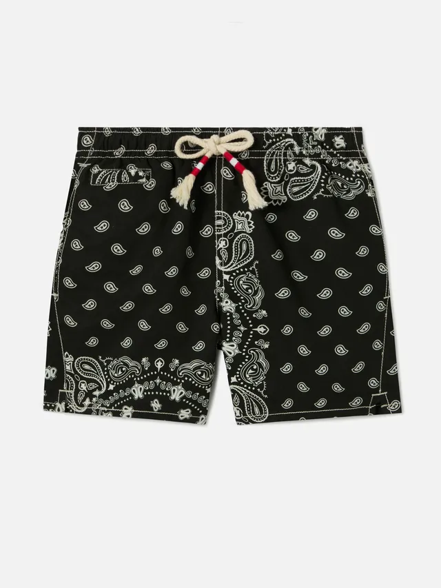 mc2-saint-barth-costume-caprese-jr-bambino-nero-stampa-bandana image 1