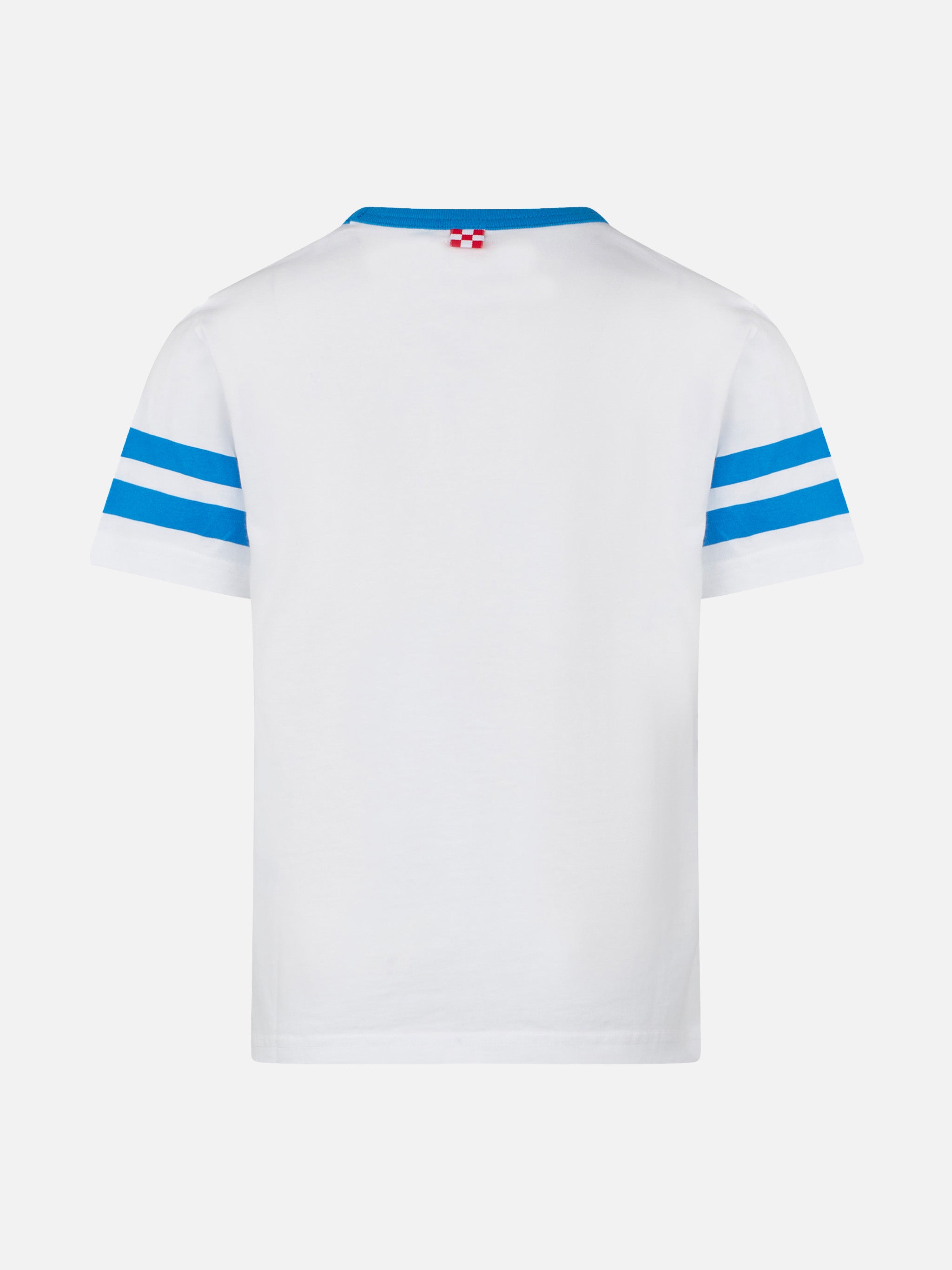 mc2-saint-barth-t-shirt-bambino-cotone-st-barth-college-bianca image 3