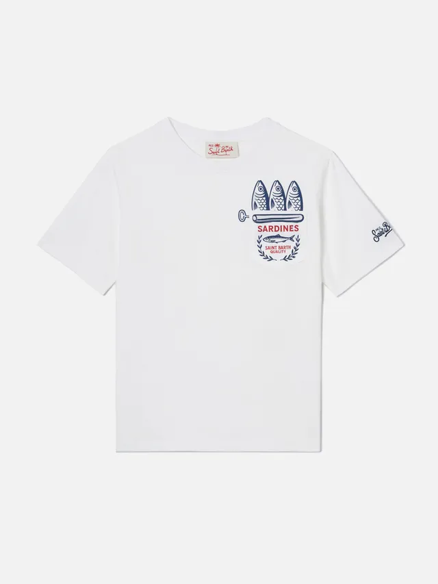 mc2-saint-barth-t-shirt-eddy-bambino-cotone-bianco-sardines image 1