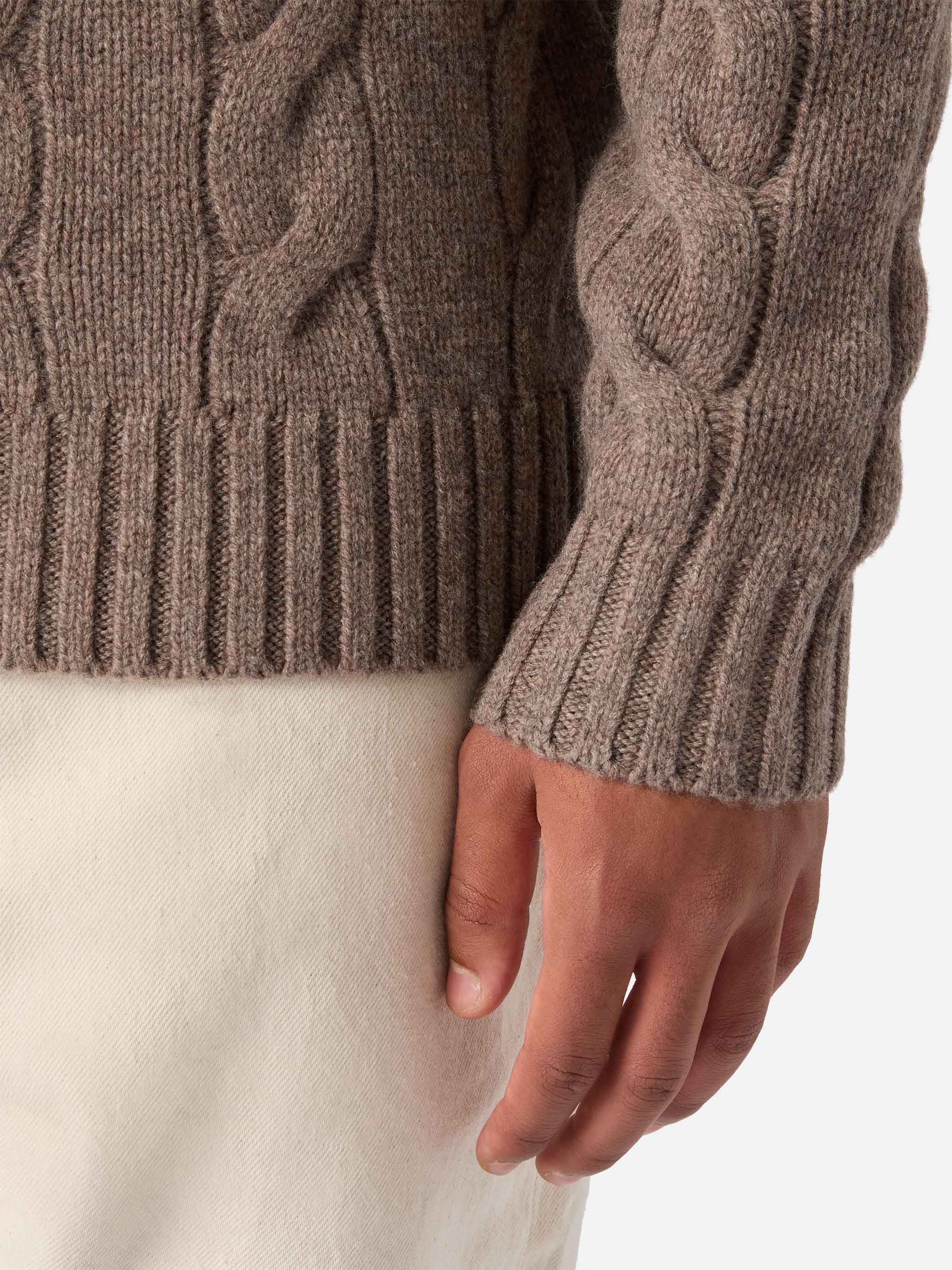 mc2-saint-barth-valdez-pullover-dolcevita-uomo-lana-nocciola image 3