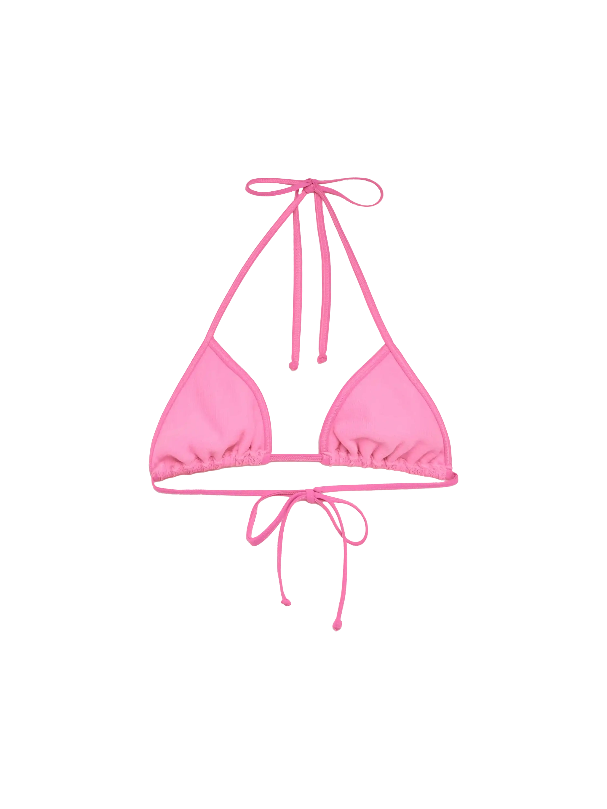 leah-top-triangolo-mc2-saint-barth-in-crinkle-rosa image 2
