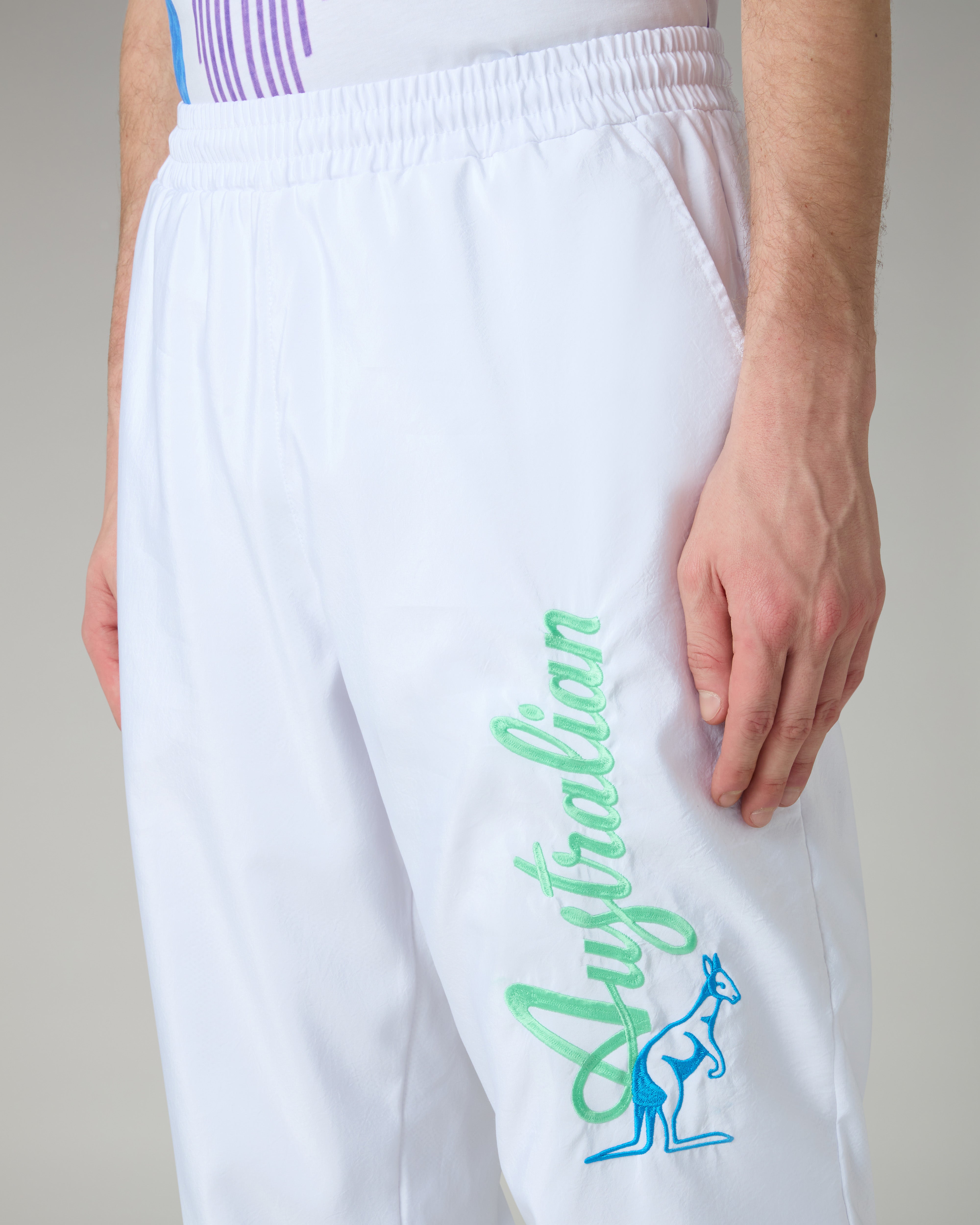 australian-goran-bumper-track-pant-arupa0015-pantalone-tuta-bianco-con-zip image 5
