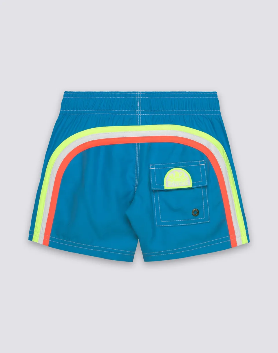 sundek-b504bdrt300-costume-da-bagno-bambino-corto-arcobaleno-repreve image 1