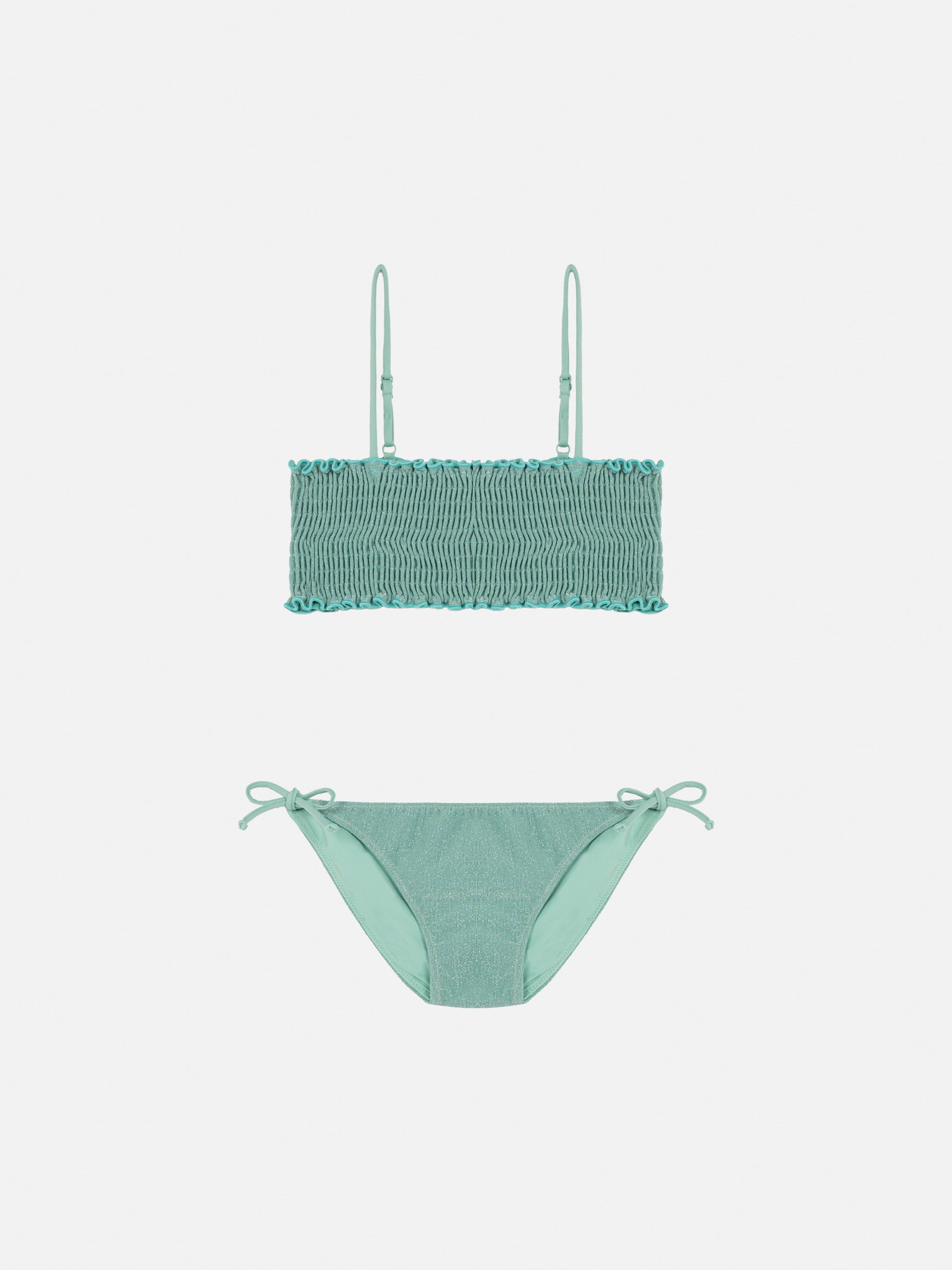 mc2-saint-barth-bikini-tilly-bimba-bralette-lurex-verde-acqua-con-lacci image 1