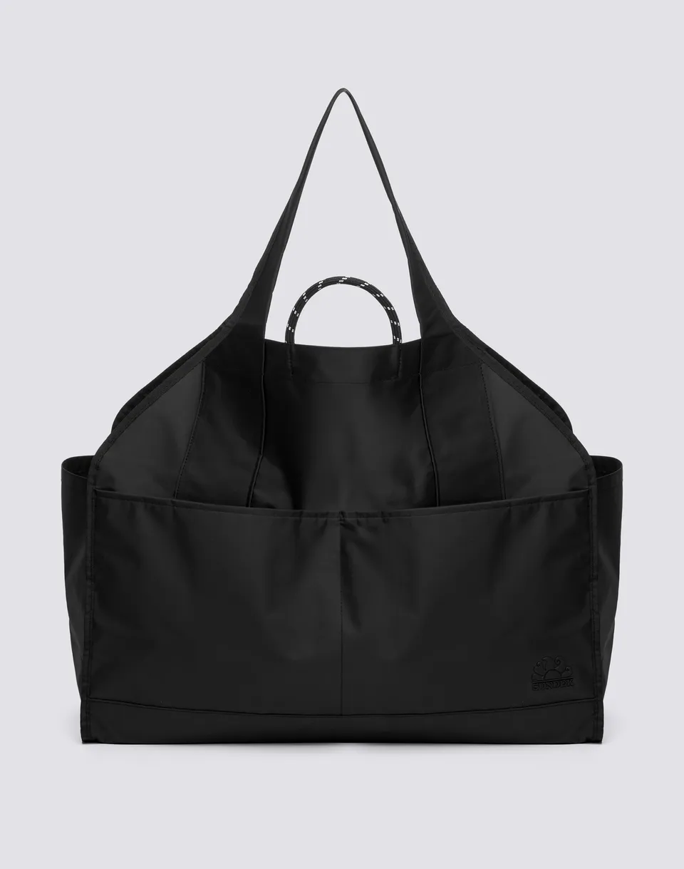 sundek-am003abn7900-weekend-bag-in-tessuto-ripstop-nera image 1