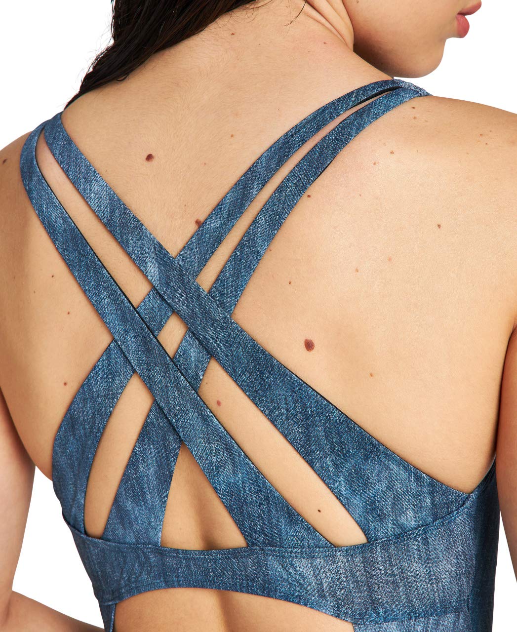 arena-cleopatra-criss-cross-back-costume-intero-donna-coppa-b-effetto-denim image 5