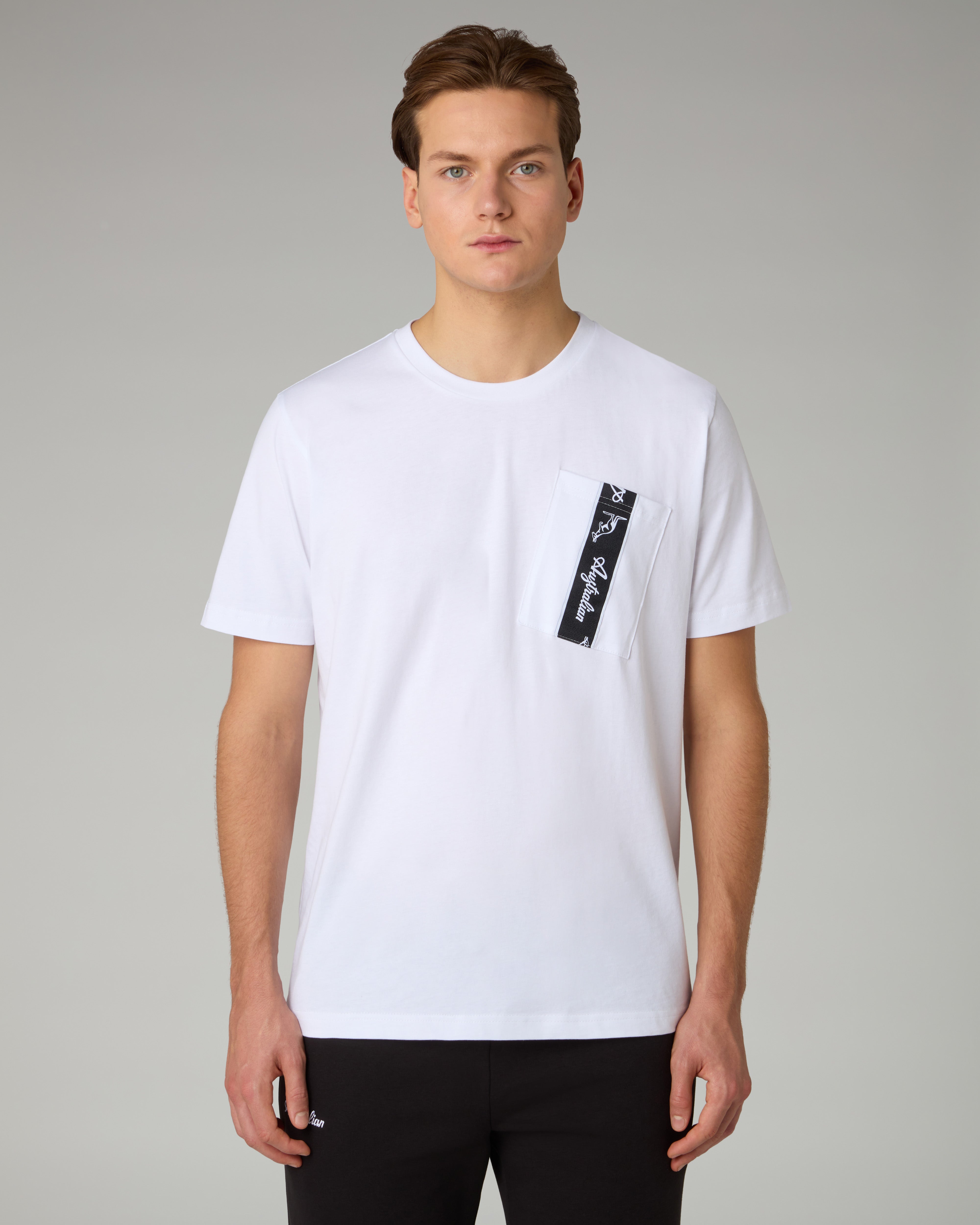 australian-pocket-t-shirt-maglietta-cotone-con-tasca-e-logo-ricamato image 1