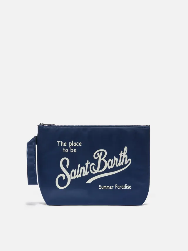 mc2-saint-barth-pochette-aline-in-nylon-blu-tinta-unita image 1