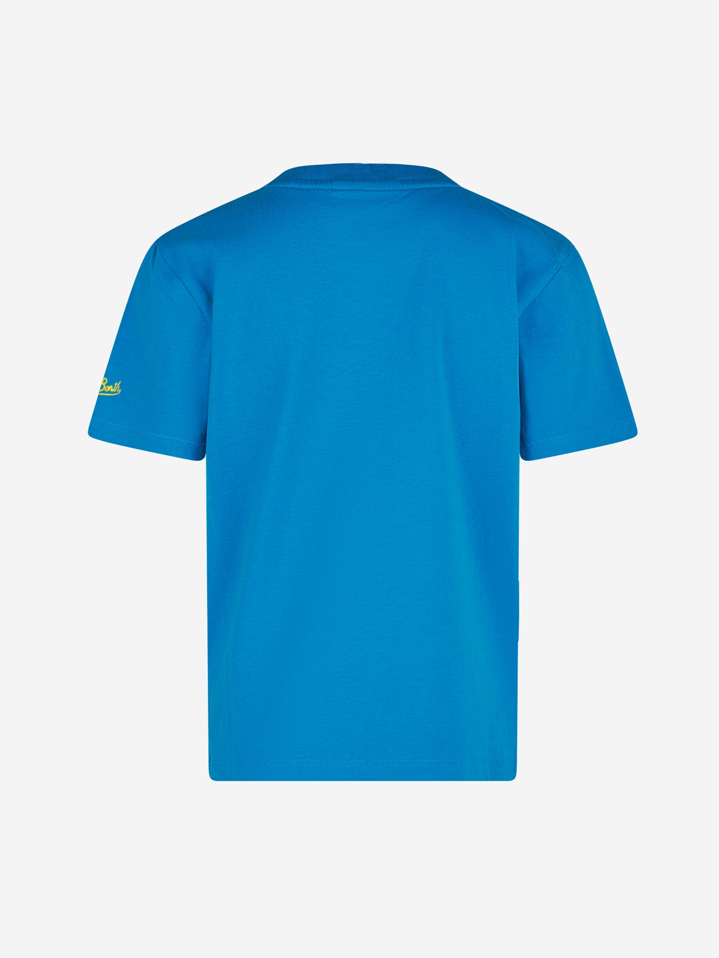 mc2-saint-barth-t-shirt-bambino-ecstasea-cotone-blu-stampa-st-barth image 2