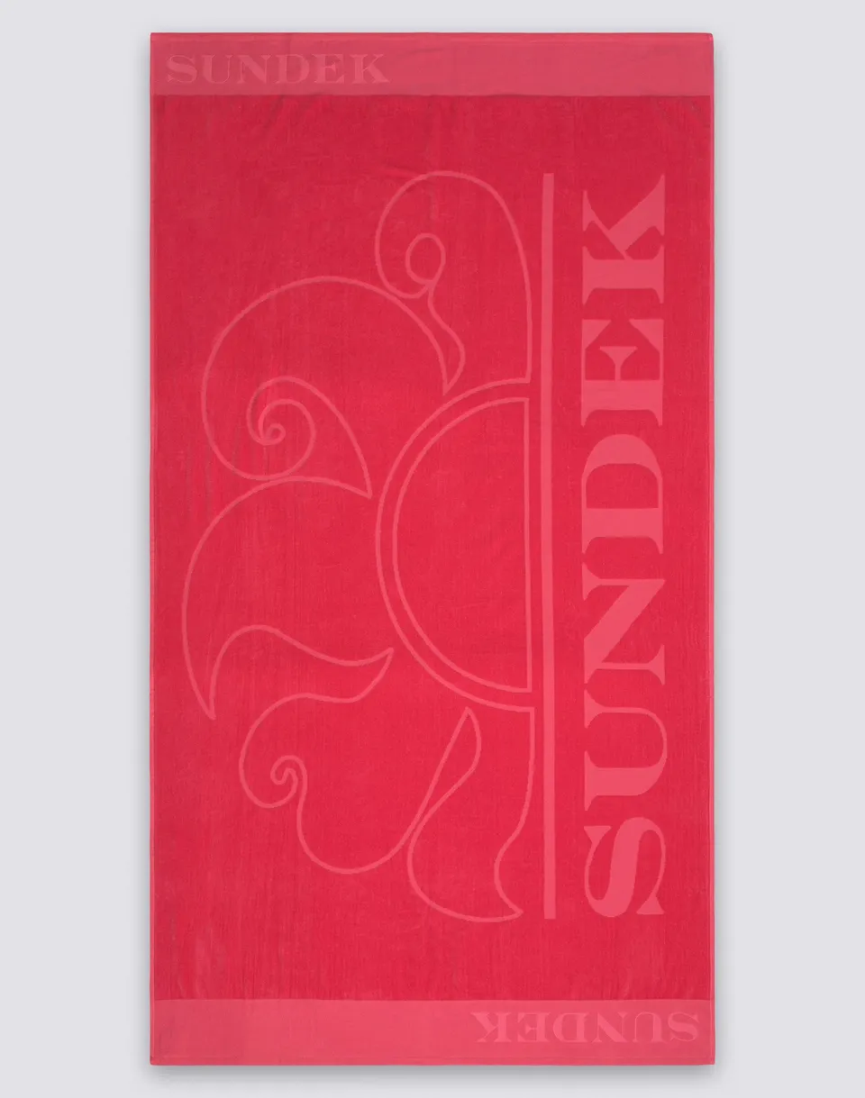 sundek-telo-mare-jacquard-con-logo-ricamato image 1